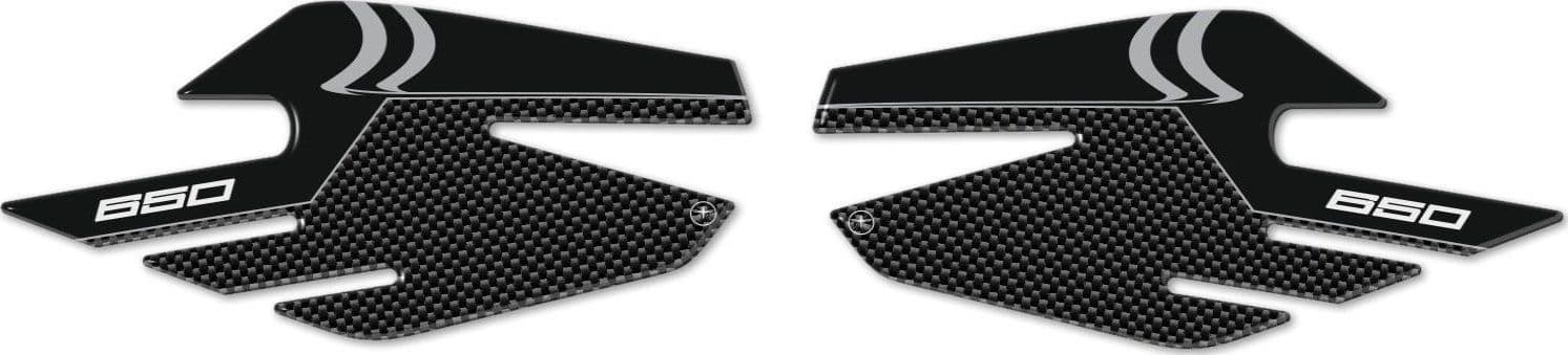 2 PROTEZIONI ginocchia LATERALI SERBATOIO compatibili x MOTO KAWASAKI ninja 650 in Paraserbatoio LabelBike - Bibbiano, commercioVirtuoso.it
