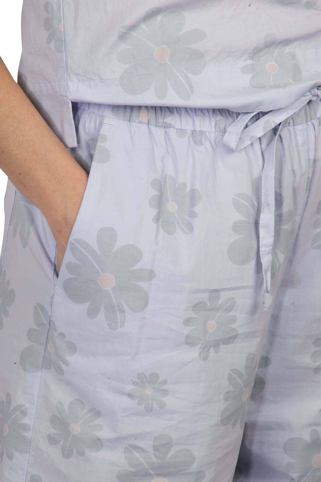 ALESSIA SANTI Alessia Santi - Pantalone - 450150 - Fantasia Azzurro da donna in Pantaloni Drestige - Casamassima, commercioVirtuoso.it