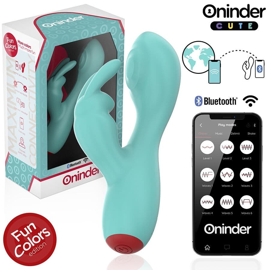 ONINDER CUTE - VIBRATORE CLITORIDEO PUNTO G LOVE BUNNY - APP GRATUITA IN TUTTO IL MONDO in Vibratori Rabbit Desideria Shop - Latina, commercioVirtuoso.it