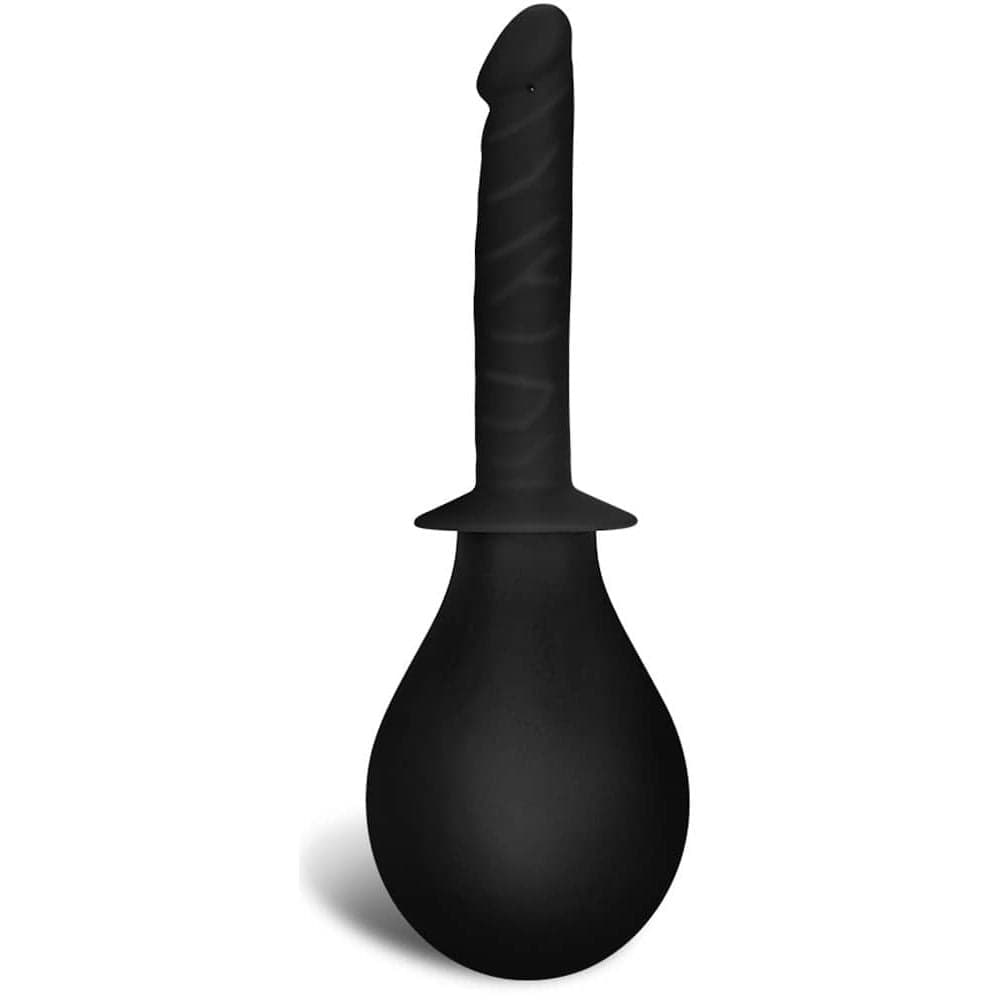 LOVETOY doccia anale con dildo realistico in silicone nero in prodotto Kondorama - Martinsicuro, commercioVirtuoso.it