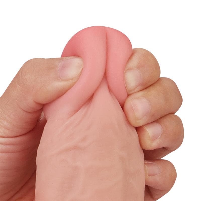 LOVETOY DILDO CON PELLE SCORREVOLE FALLO IPERREALISTICO 24 CM in prodotto Kondorama - Martinsicuro, commercioVirtuoso.it