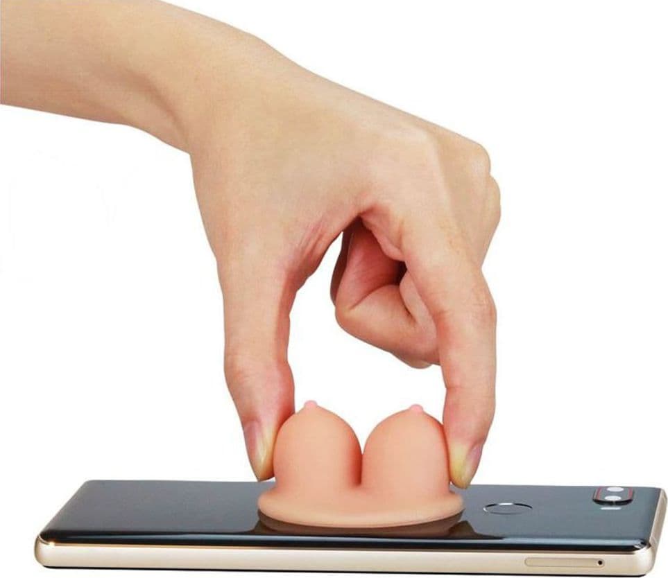 Tette antistress supporto a ventosa per smartphone gadget per adulti addio al celibato 18+ in Impugnature Kondorama - Martinsicuro, commercioVirtuoso.it