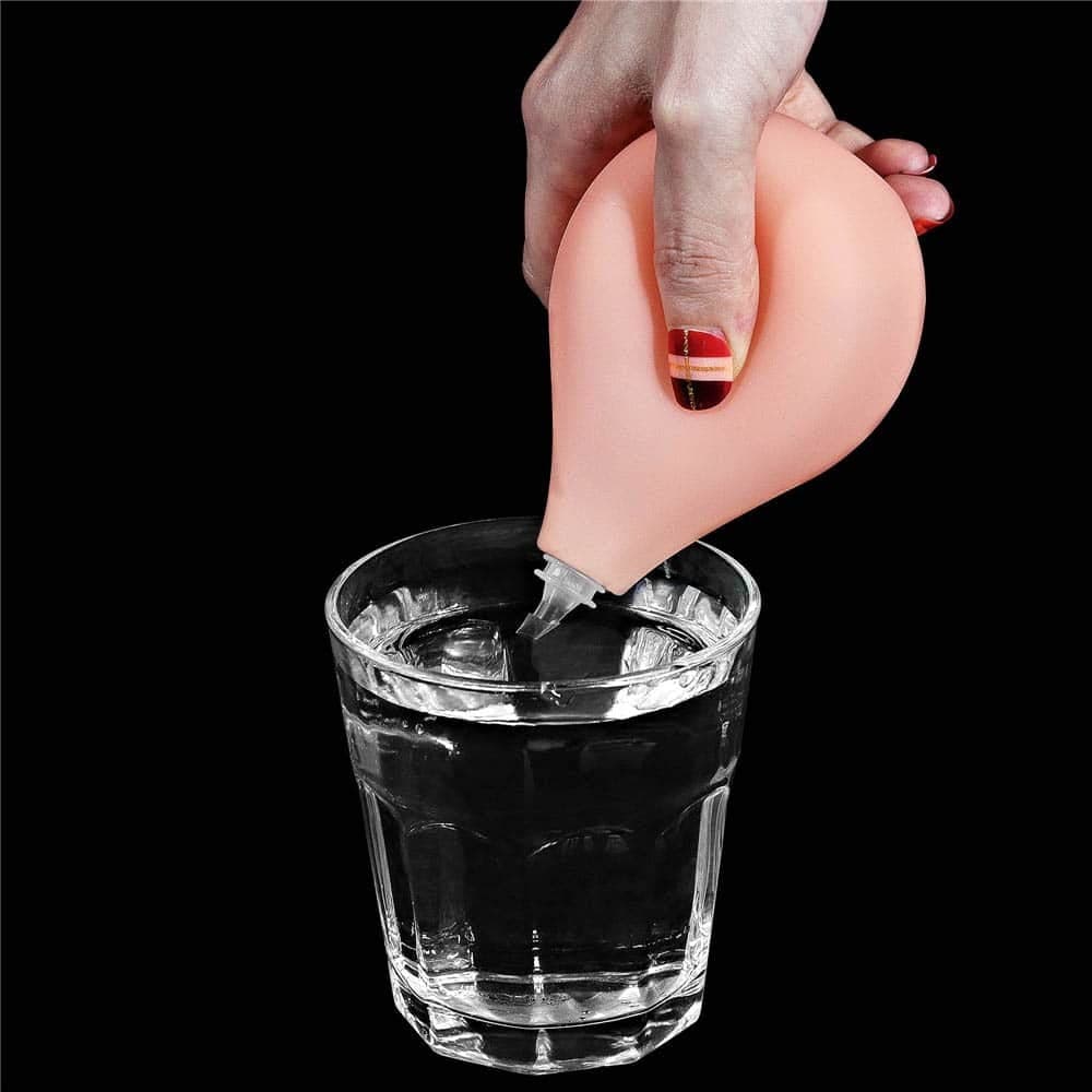 Dildo realistico gigante estremo rosa carne da 25 cm con squirting eiaculazione schizzante e ventosa in Dildo realistici Kondorama - Martinsicuro, commercioVirtuoso.it