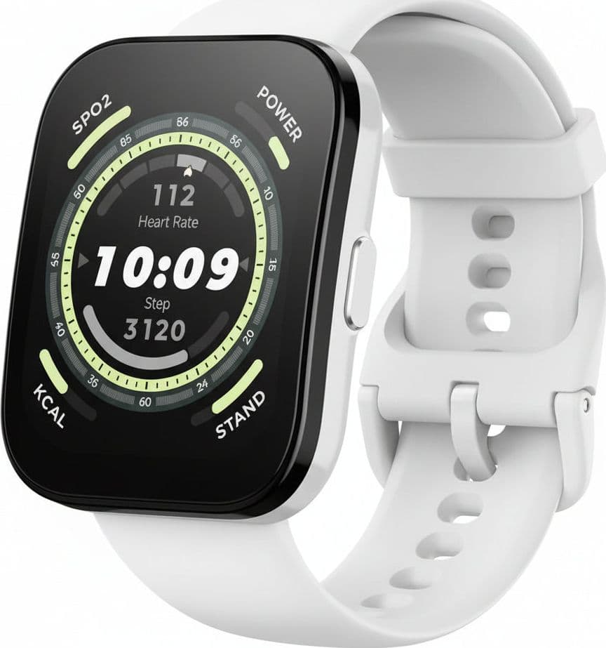 Amazfit bip 5 4,85 cm (1.91) tft digitale 320 x 380 pixel touch screen bianco gps (satellitare) - 6972596106821
