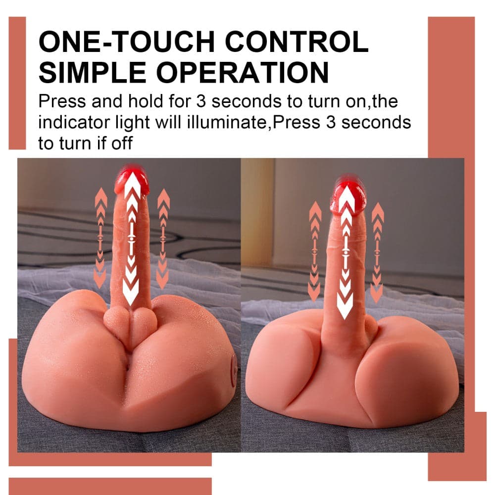 Masturbatore realistico con ano e dildo vibrante vibratore morbido sex machine 3,2 kg in Succhia clitoride Kondorama - Martinsicuro, commercioVirtuoso.it