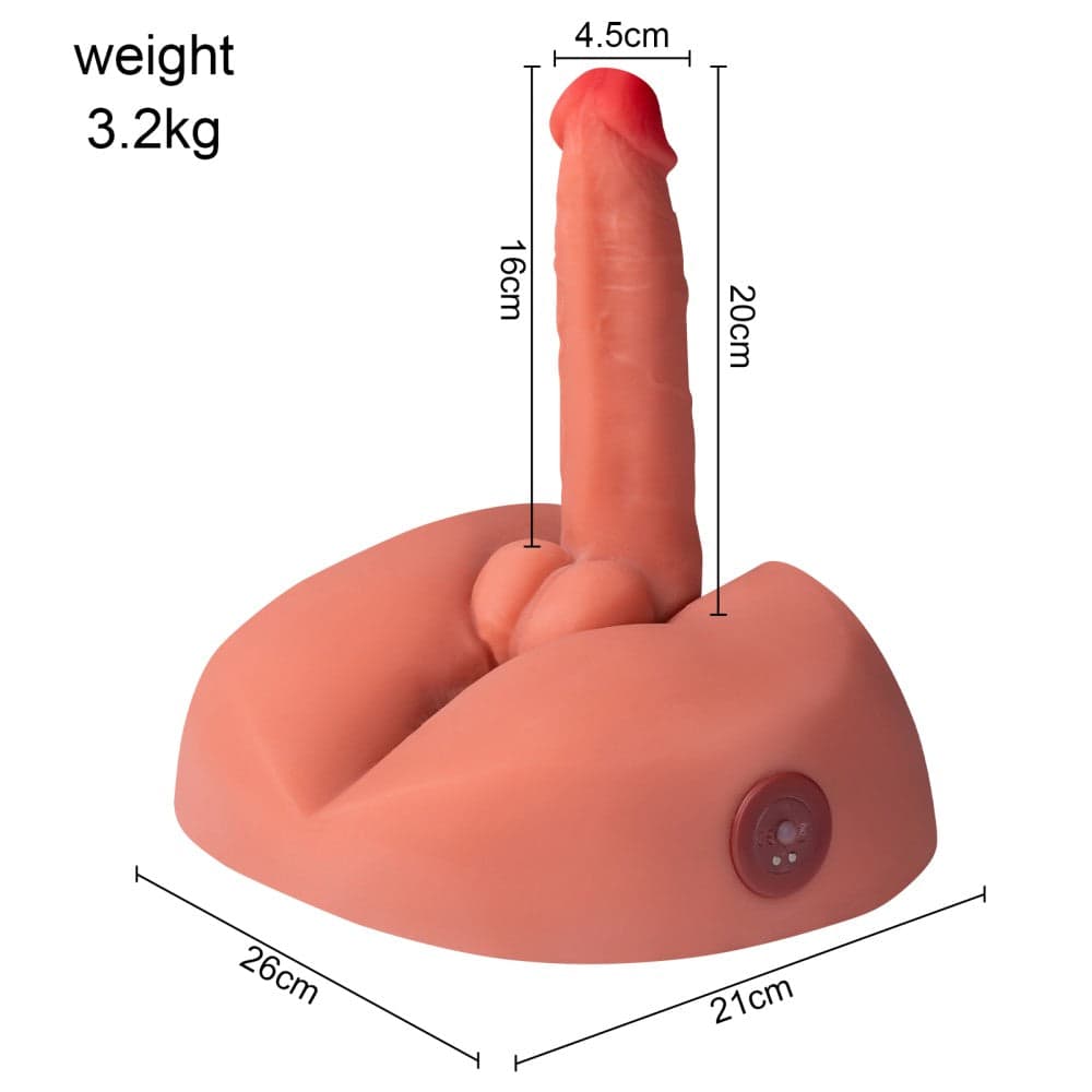 Masturbatore realistico con ano e dildo vibrante vibratore morbido sex machine 3,2 kg in Succhia clitoride Kondorama - Martinsicuro, commercioVirtuoso.it