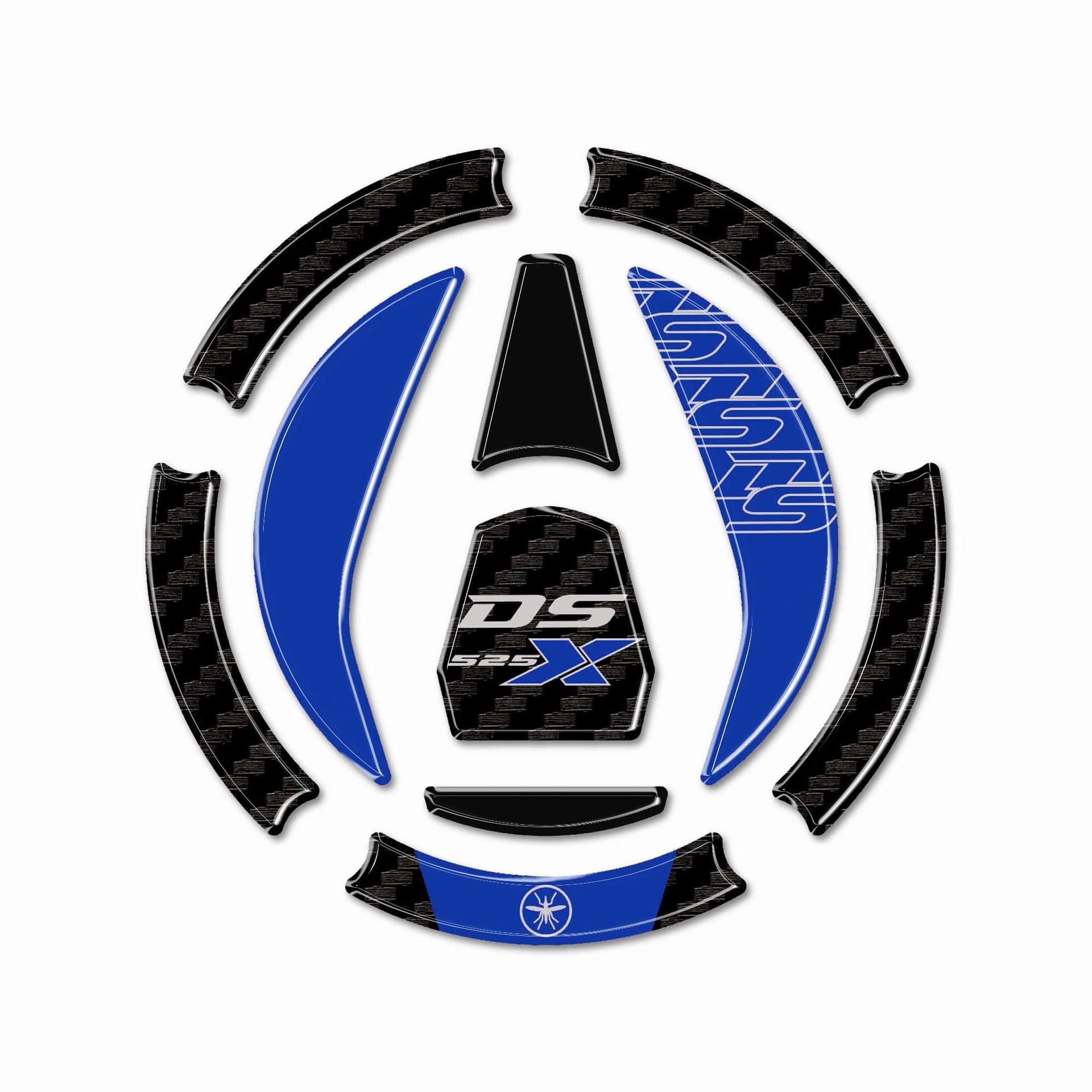 Adesivo Protezione tappo serbatoio moto compatibile con Voge Valico 525DSX 2024 in Paraserbatoio LabelBike - Bibbiano, commercioVirtuoso.it