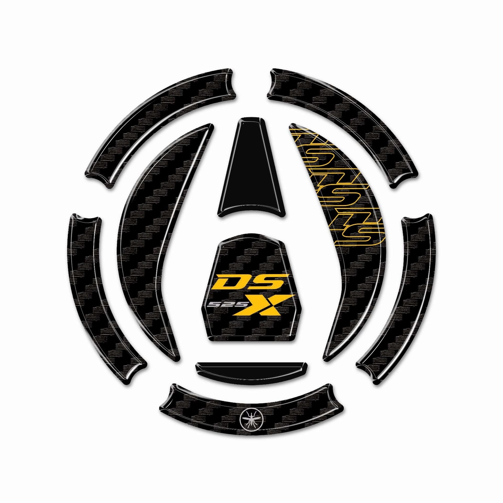 Adesivo Protezione tappo serbatoio moto compatibile con Voge Valico 525DSX 2024 in Paraserbatoio LabelBike - Bibbiano, commercioVirtuoso.it