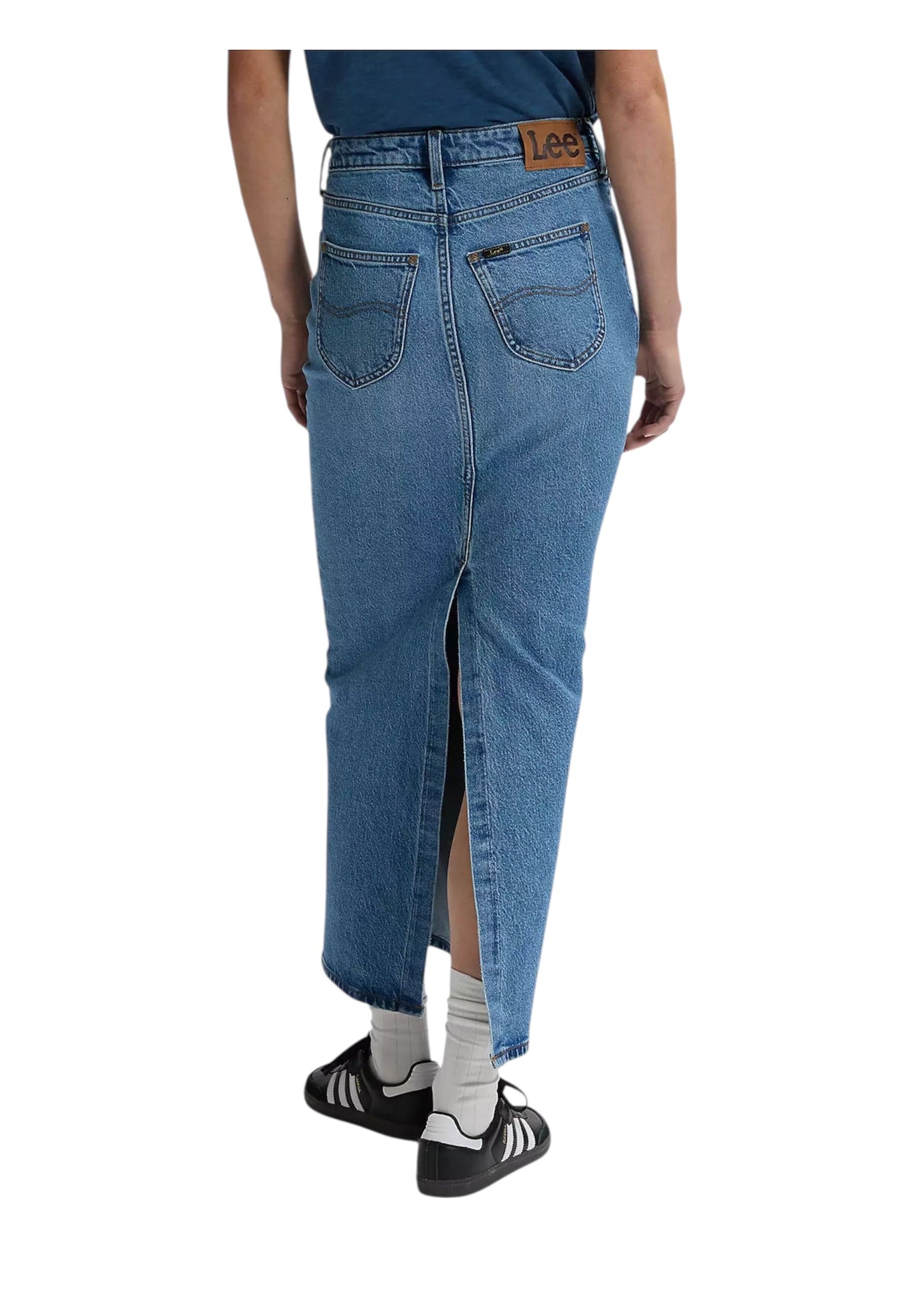LEE JEANS Back slit maxi skirt Donna con spacco sul resto da donna in Gonne Drestige - Casamassima, commercioVirtuoso.it