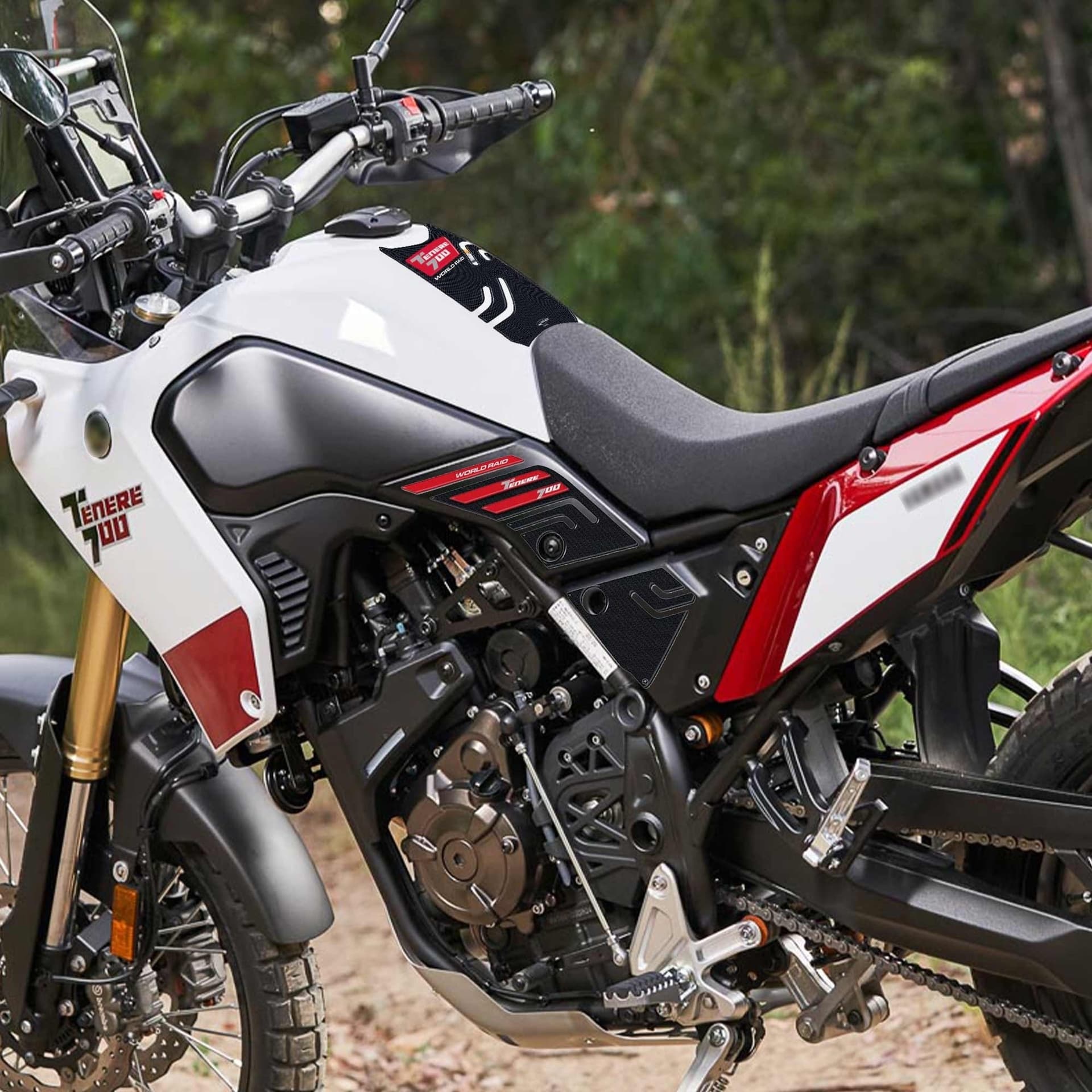 Kit adesivi serbatoio compatibile con Yamaha Tenere 700 2019-2022
