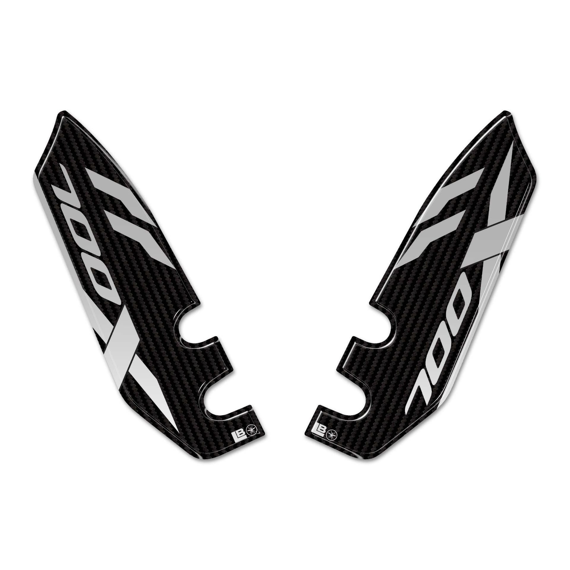 Adesivi Protezione Parasteli Parafango Moto compatibile con QJ Motor SRT 700X in Decalcomanie adesivi e magneti LabelBike - Bibbiano, commercioVirtuoso.it