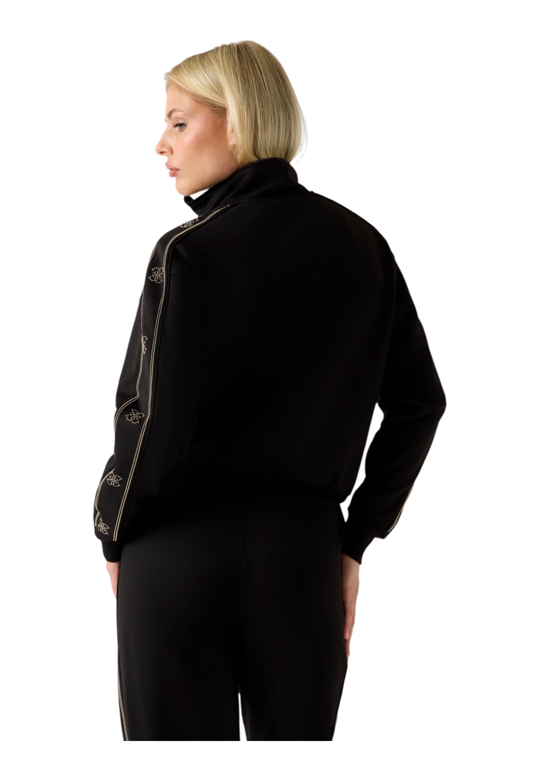 GUESS ACTIVEWEAR Felpa full zip Donna Guess Activewear da donna in Felpe senza cappuccio Drestige - Casamassima, commercioVirtuoso.it