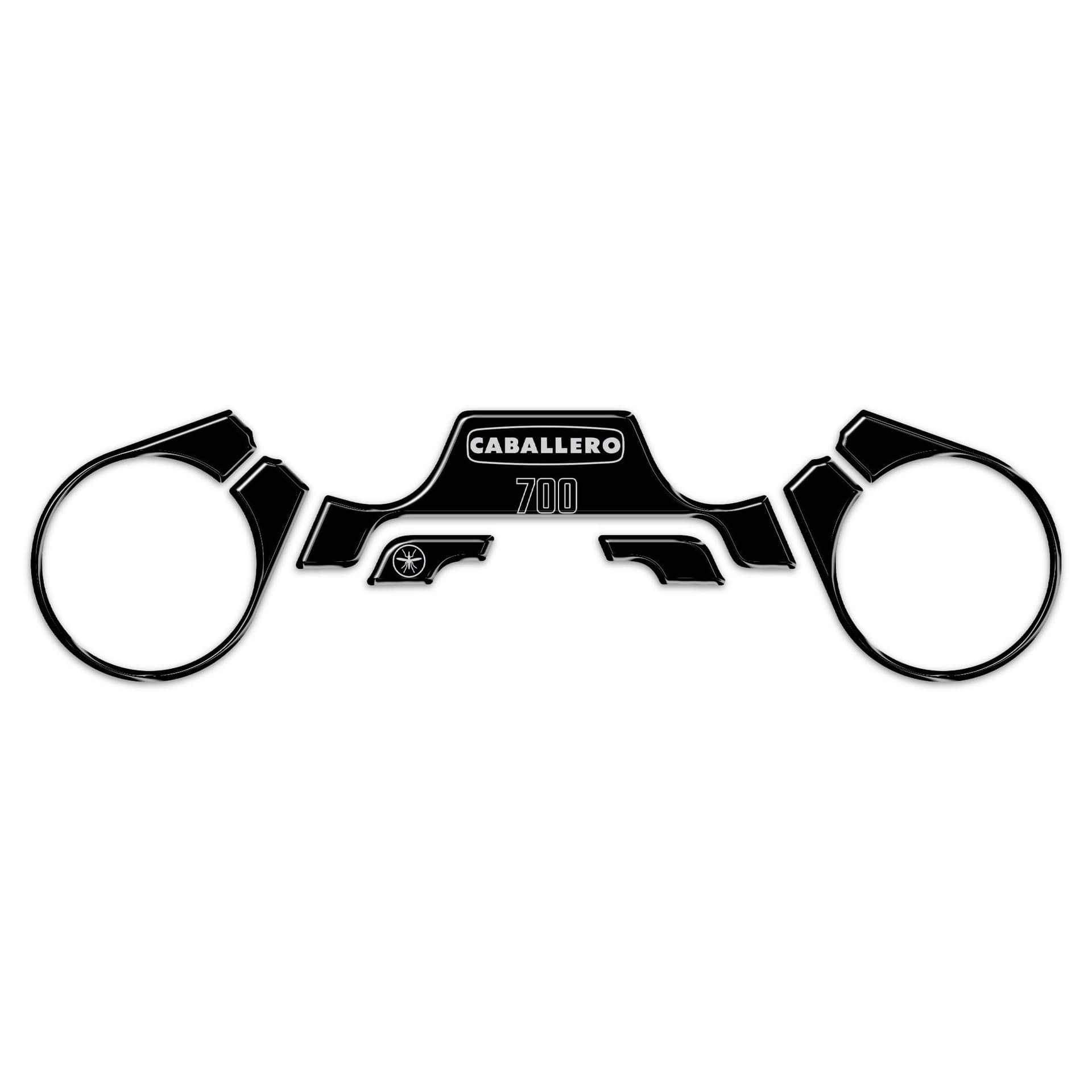 Adesivo 3D Protezione Piastra Sterzo moto compatibile con Fantic Caballero 700 in Decalcomanie adesivi e magneti LabelBike - Bibbiano, commercioVirtuoso.it
