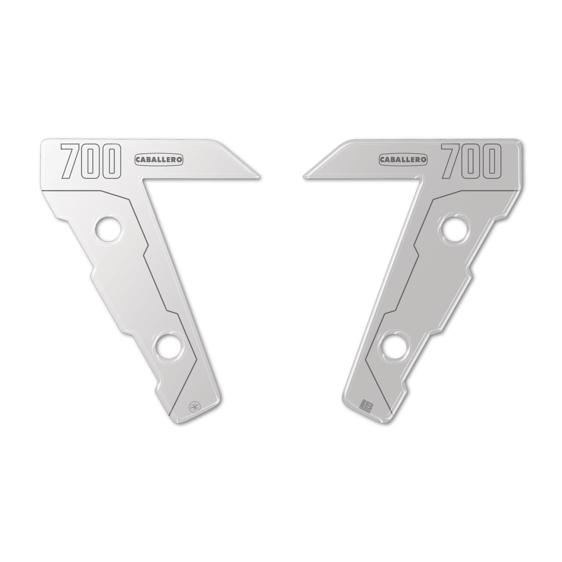 Adesivi 3D Protezioni Deflettori moto compatibili con Fantic Caballero 700 in Decalcomanie adesivi e magneti LabelBike - Bibbiano, commercioVirtuoso.it