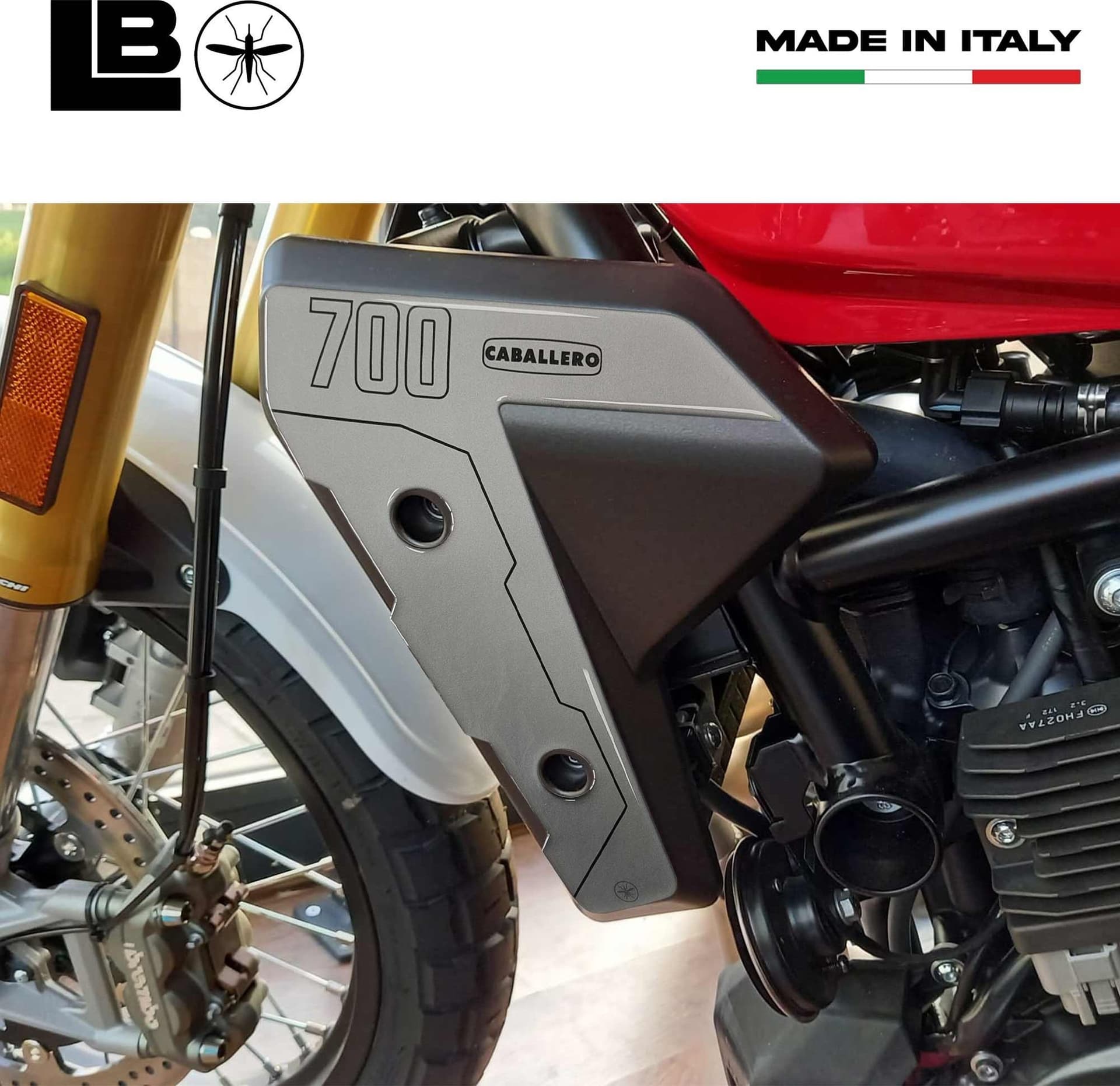Adesivi 3D Protezioni Deflettori moto compatibili con Fantic Caballero 700 in Decalcomanie adesivi e magneti LabelBike - Bibbiano, commercioVirtuoso.it