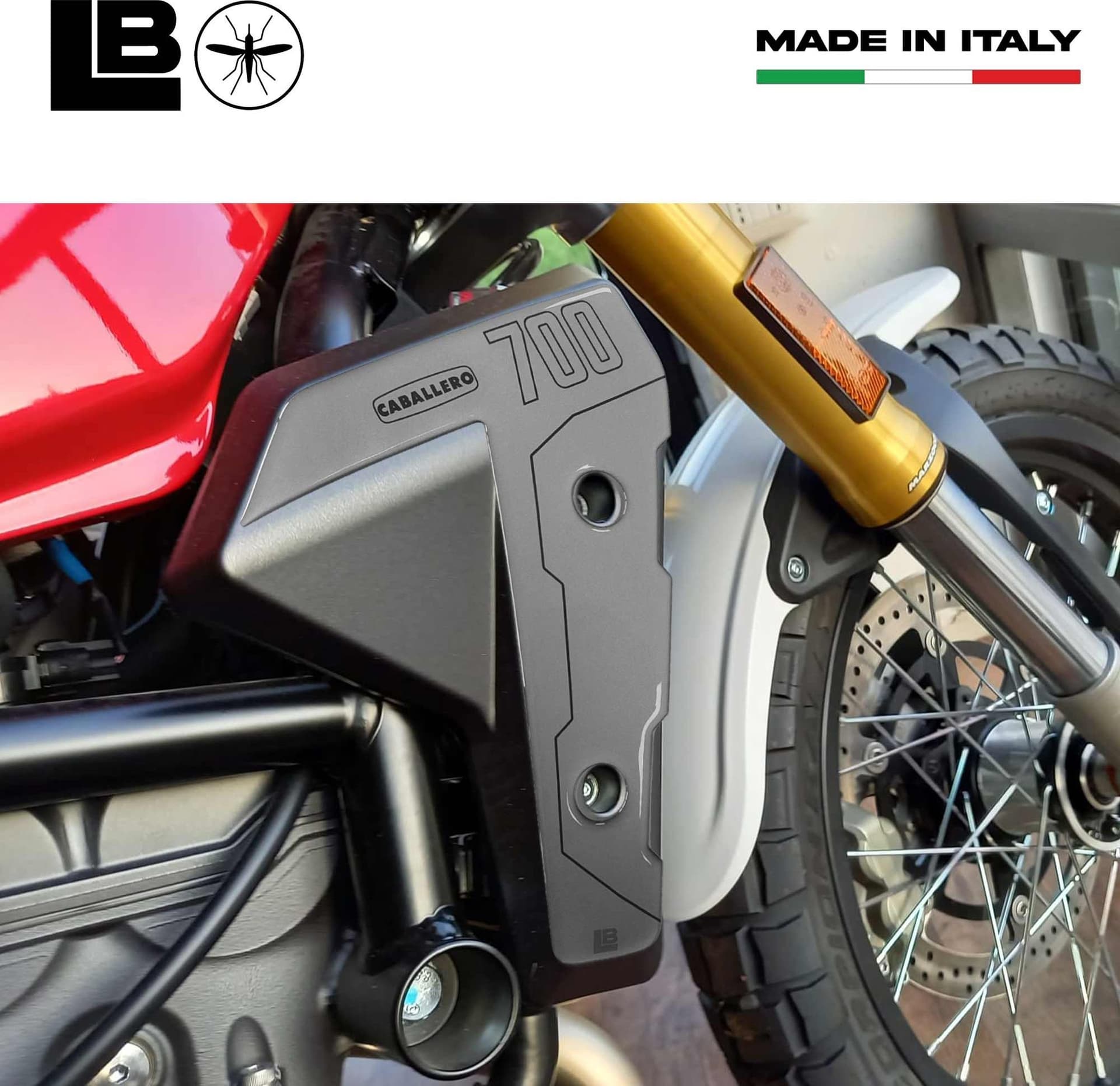 Adesivi 3D Protezioni Deflettori moto compatibili con Fantic Caballero 700 in Decalcomanie adesivi e magneti LabelBike - Bibbiano, commercioVirtuoso.it
