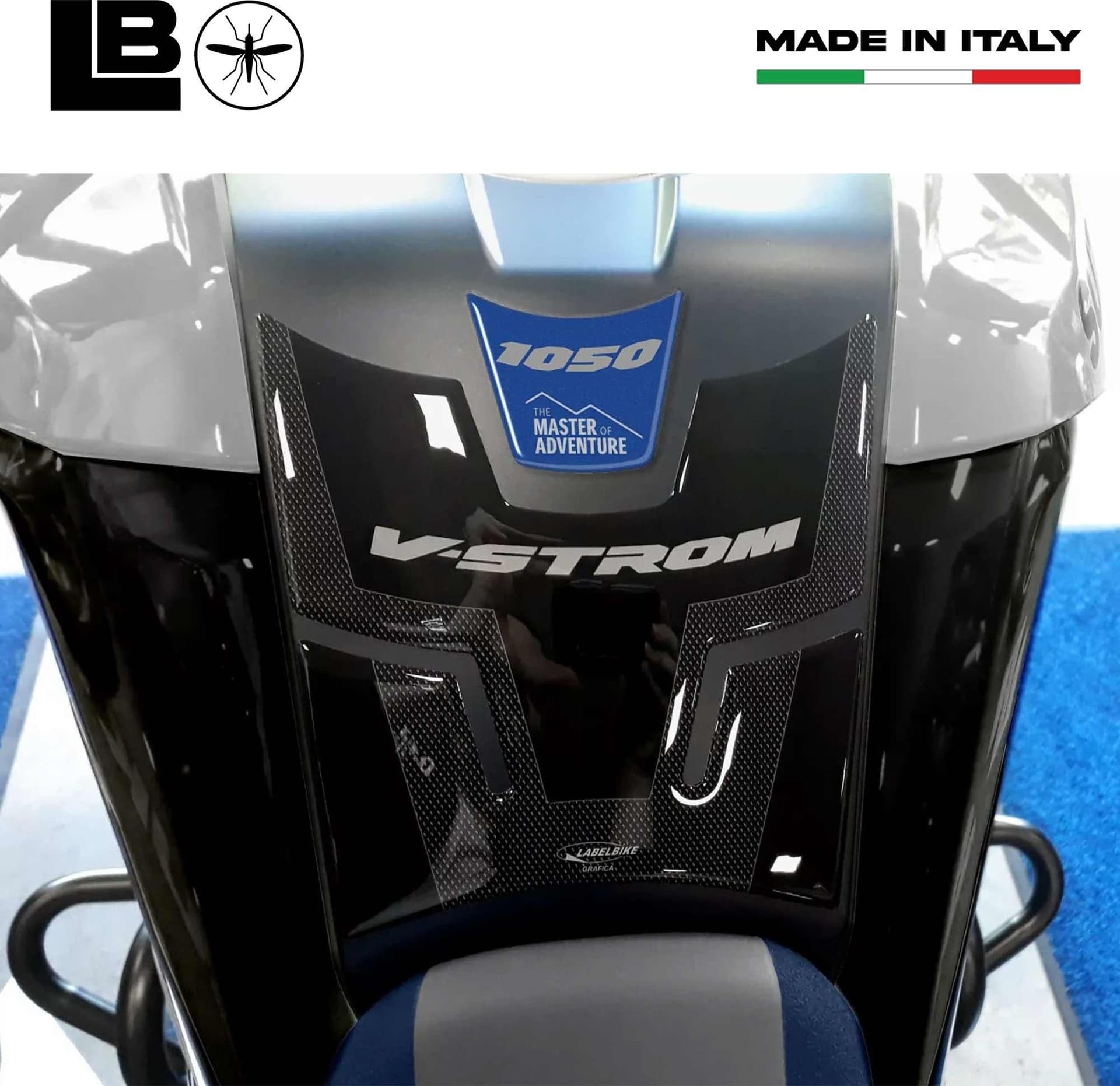 Kit completo Adesivi 3D protezioni compatibili con moto Suzuki V-Strom 1050 Blu in Decalcomanie adesivi e magneti LabelBike - Bibbiano, commercioVirtuoso.it