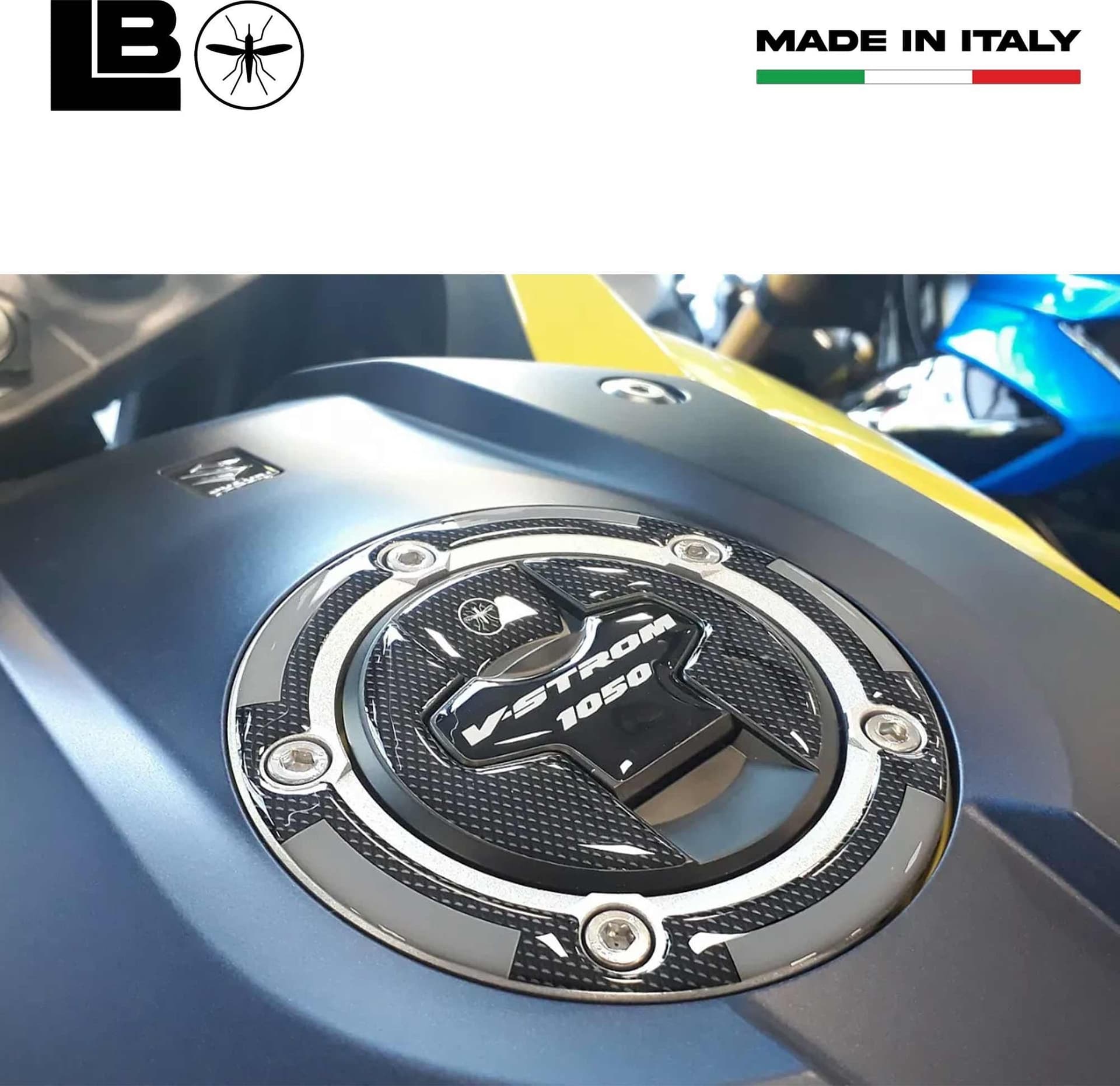 Kit completo Adesivi 3D protezioni compatibili con moto Suzuki V-Strom 1050 Blu in Decalcomanie adesivi e magneti LabelBike - Bibbiano, commercioVirtuoso.it