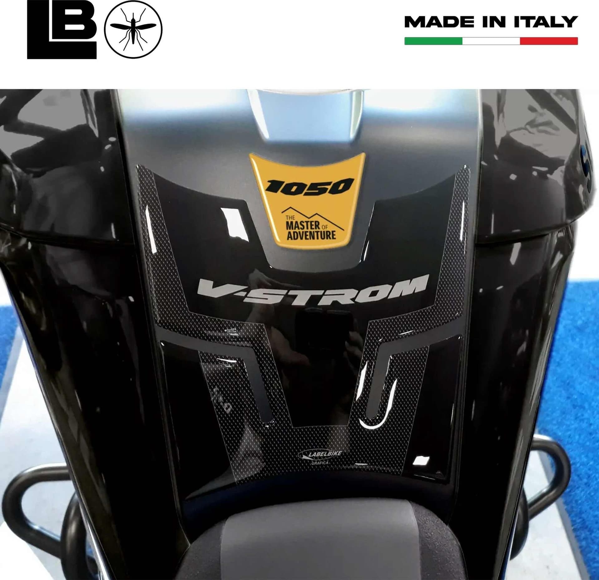 Kit completo Adesivi 3D protezioni compatibili con moto Suzuki V-Strom 1050 Oro in Decalcomanie adesivi e magneti LabelBike - Bibbiano, commercioVirtuoso.it