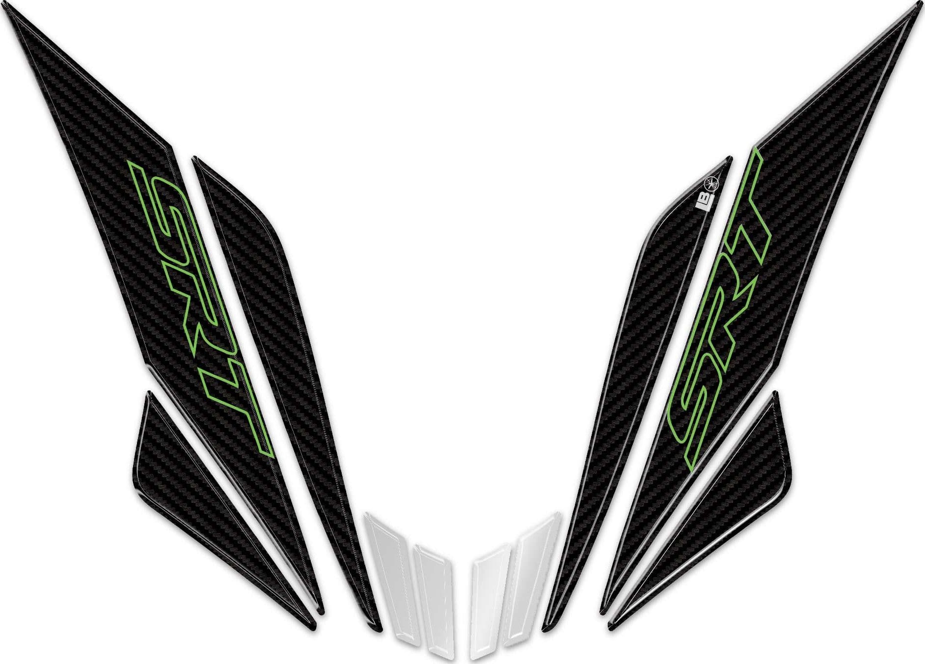 Adesivi 3D Protezione Becco Frontale moto compatibile con QJ Motor SRT 700 in Decalcomanie adesivi e magneti LabelBike - Bibbiano, commercioVirtuoso.it