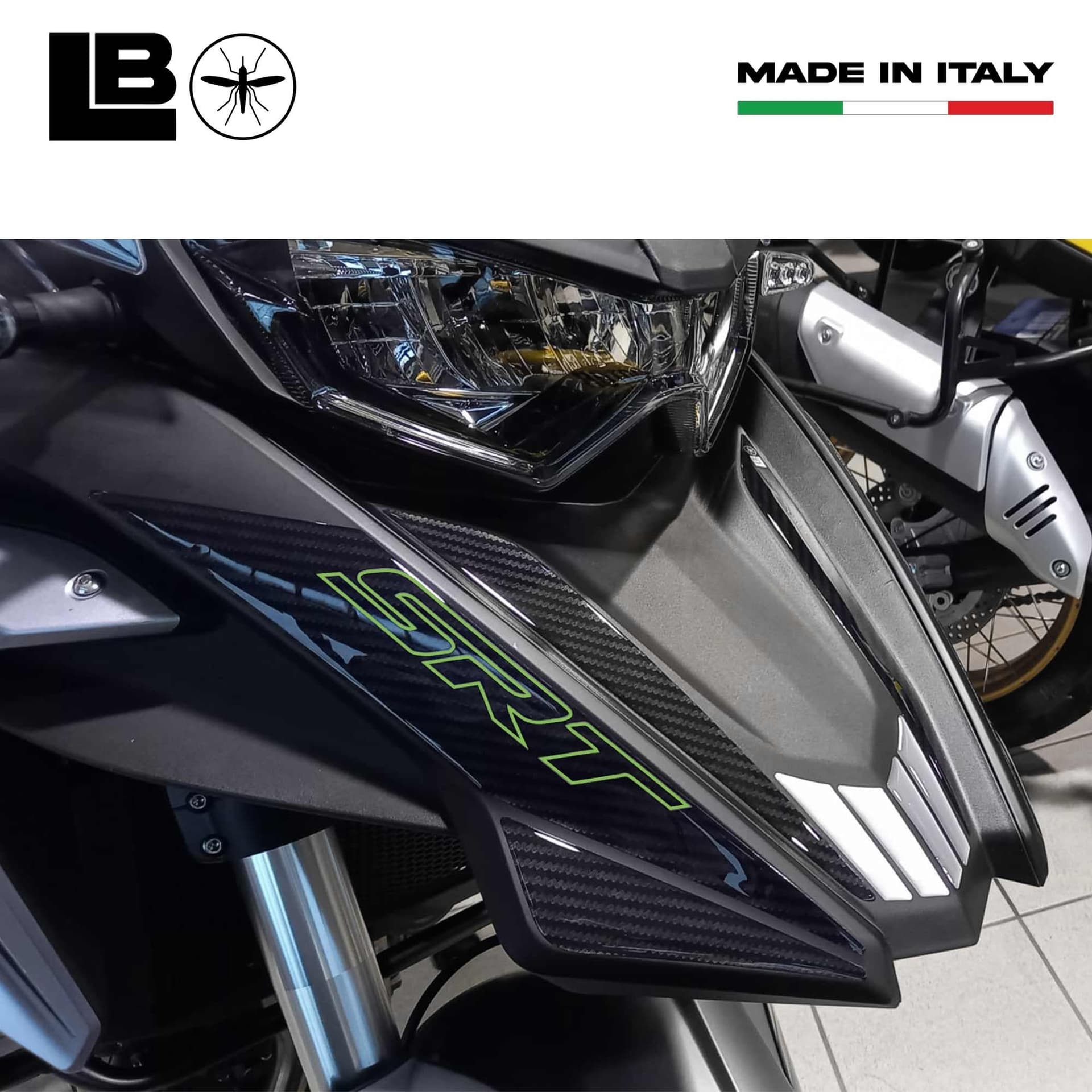 Adesivi 3D Protezione Becco Frontale moto compatibile con QJ Motor SRT 700 in Decalcomanie adesivi e magneti LabelBike - Bibbiano, commercioVirtuoso.it