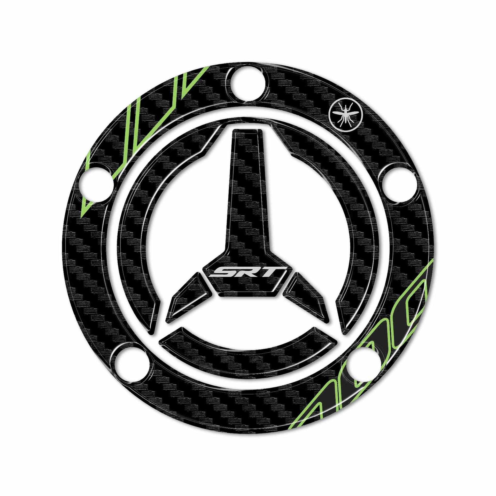 Adesivo 3D Protezione tappo serbatoio moto compatibile con QJ Motor SRT 700 in Paraserbatoio LabelBike - Bibbiano, commercioVirtuoso.it