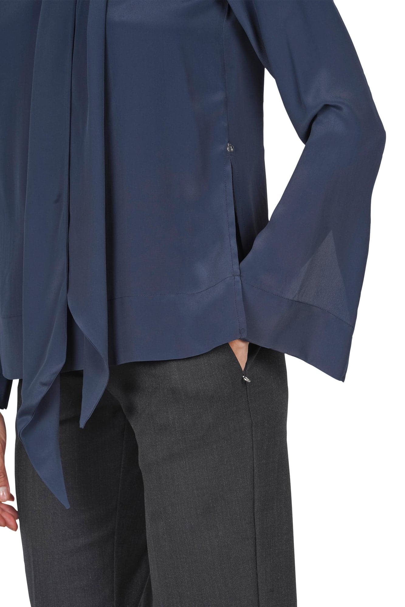 OTTOD'AME Ottod'ame - Pantalone - 461147 - Antracite da donna in Pantaloni Drestige - Casamassima, commercioVirtuoso.it