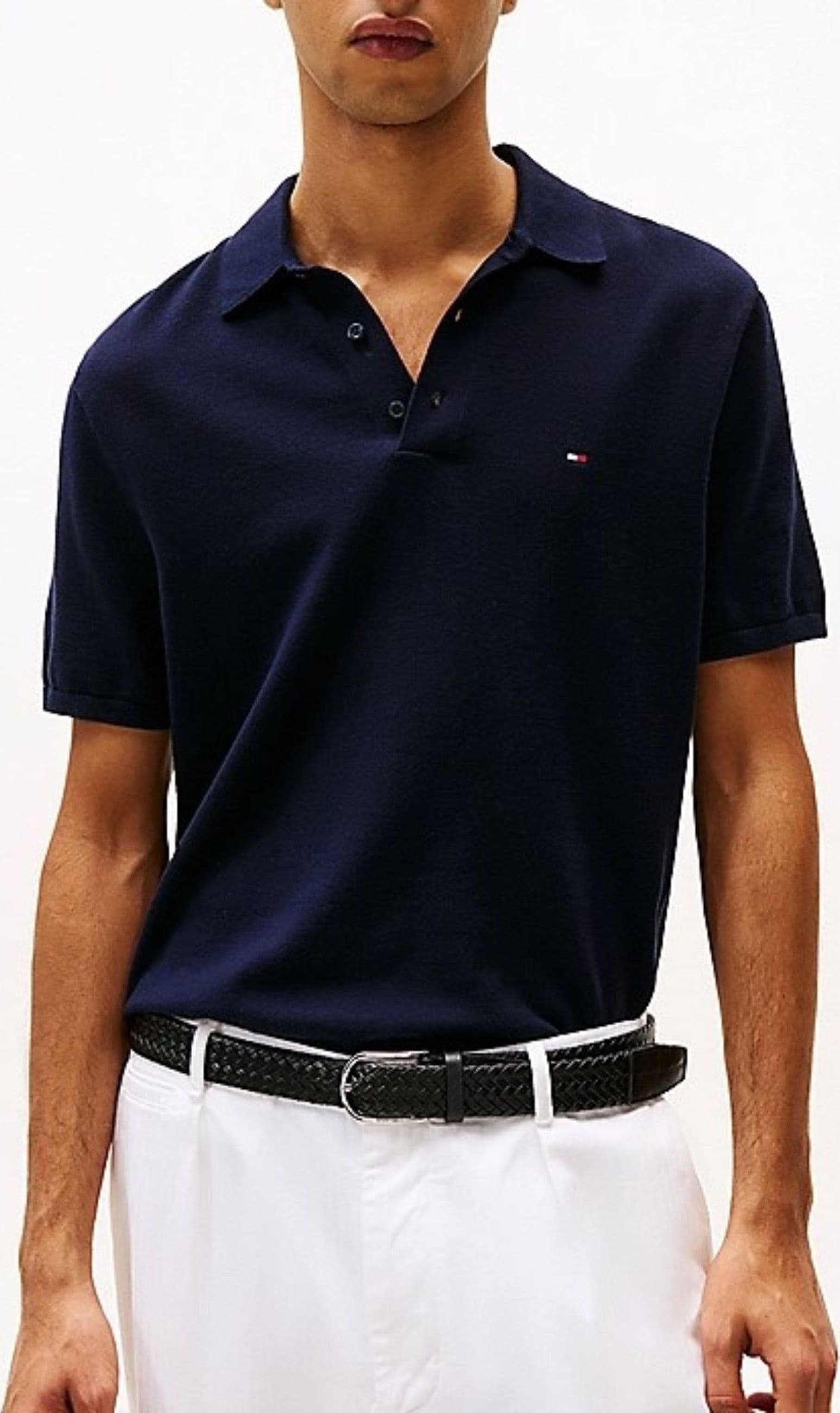 Tommy Hilfiger POLO ESSENTIAL COTTON KNITTED POLO da uomo in Polo Drestige - Casamassima, commercioVirtuoso.it