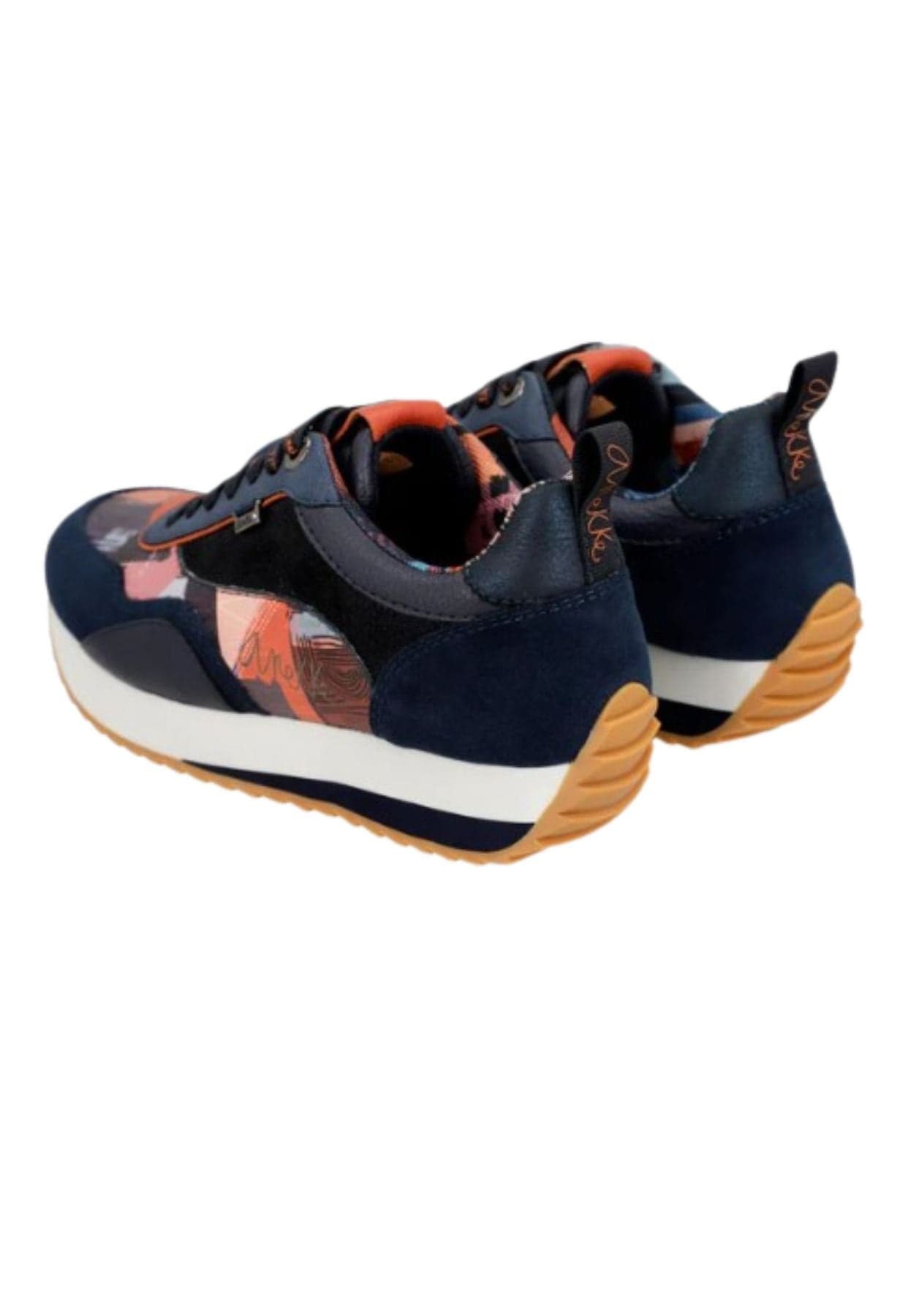 Anekke Scarpe Navy Blue Palette Patterned Sports Sneakers da donna in Sneaker casual Drestige - Casamassima, commercioVirtuoso.it