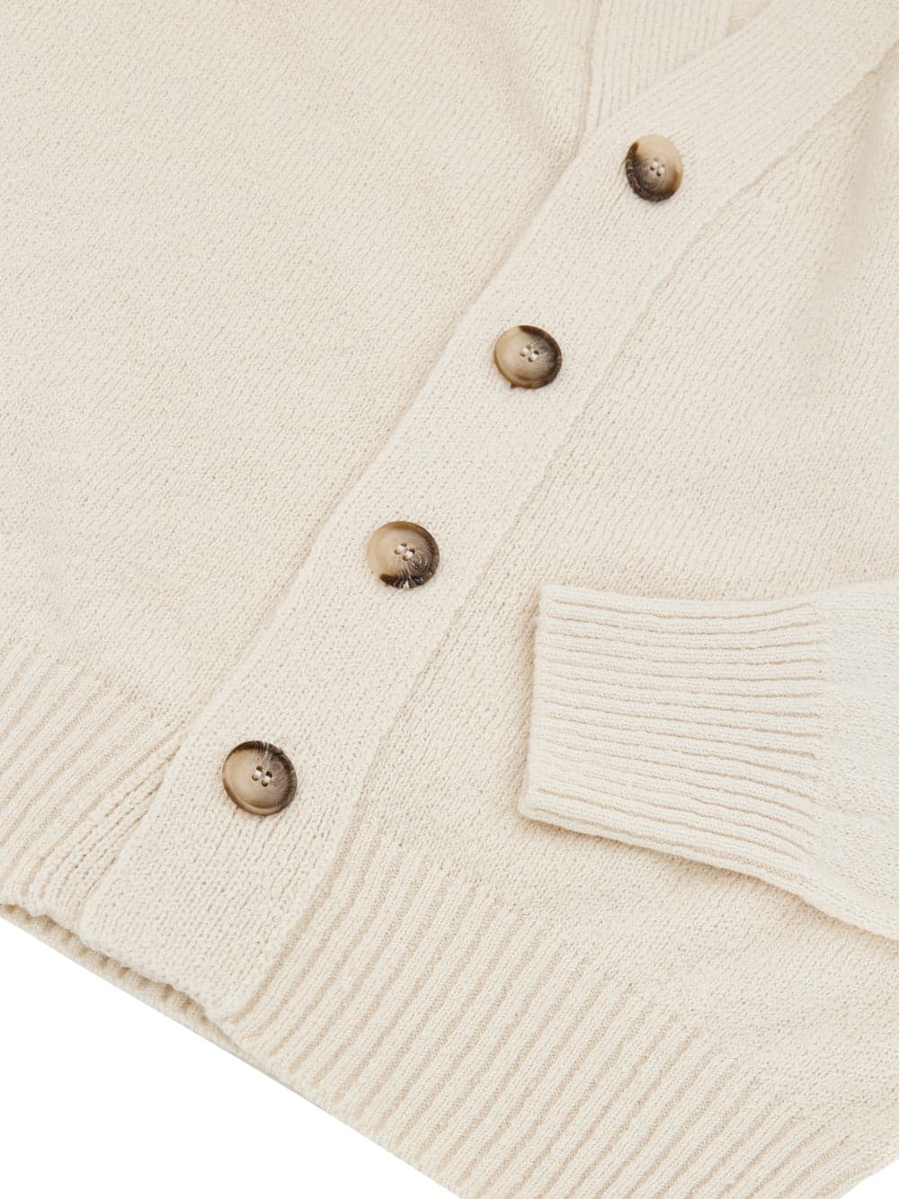 Gran Sasso Maglione Cardigan in Cotone Bianco Panna da uomo in Cardigan Drestige - Casamassima, commercioVirtuoso.it