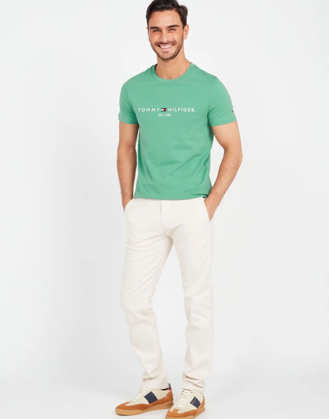 Tommy Hilfiger PANTALONE BLEECKER FLEX - Chino da uomo in Pantaloni sportivi Drestige - Casamassima, commercioVirtuoso.it