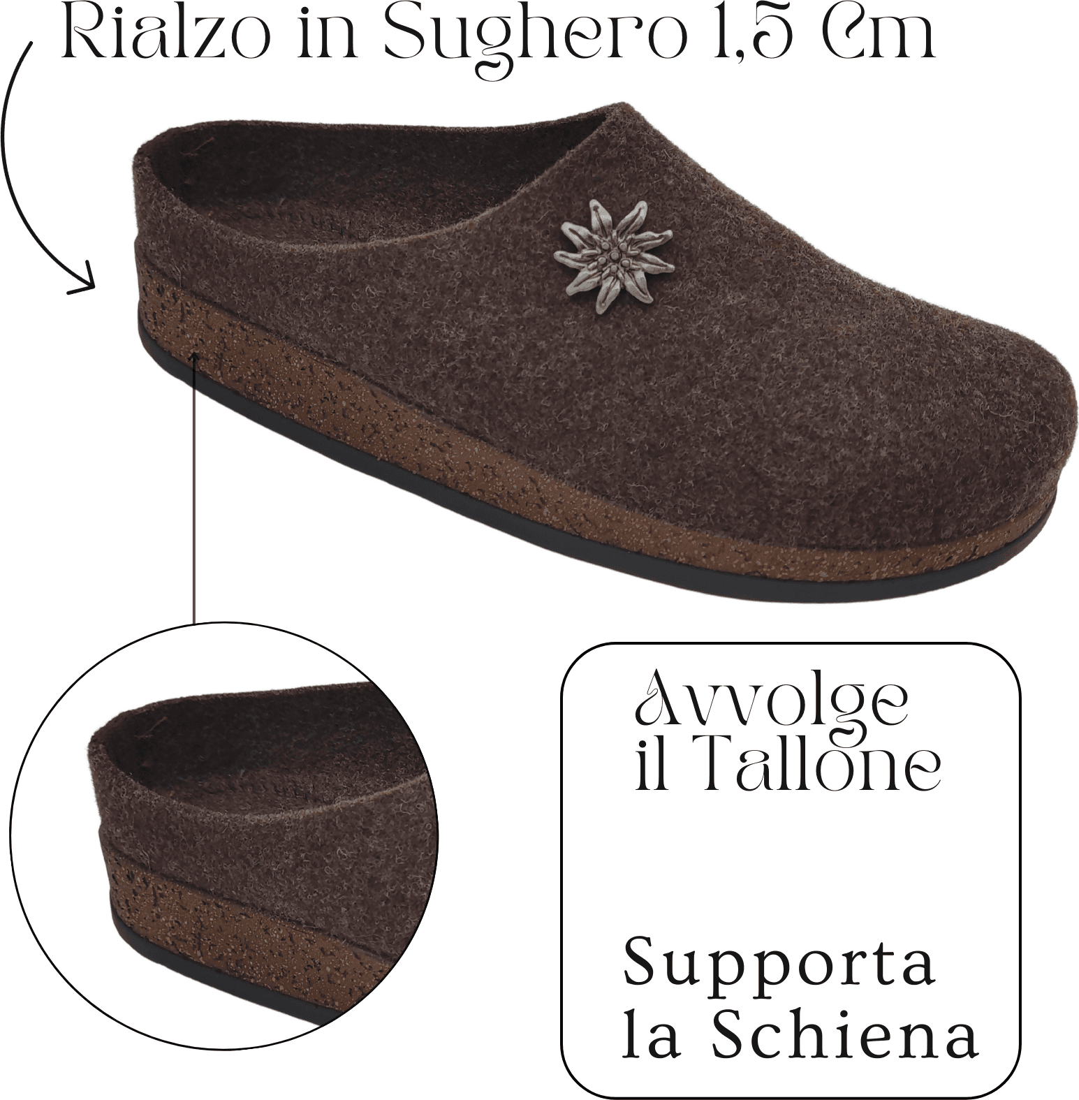 Primo Calzature Ottime Ciabatte Uomo Invernali, Pantofole Tirolesi in Lana per Casa 100% Made in Italy in Pantofole Primo Calzature - Venezia, commercioVirtuoso.it
