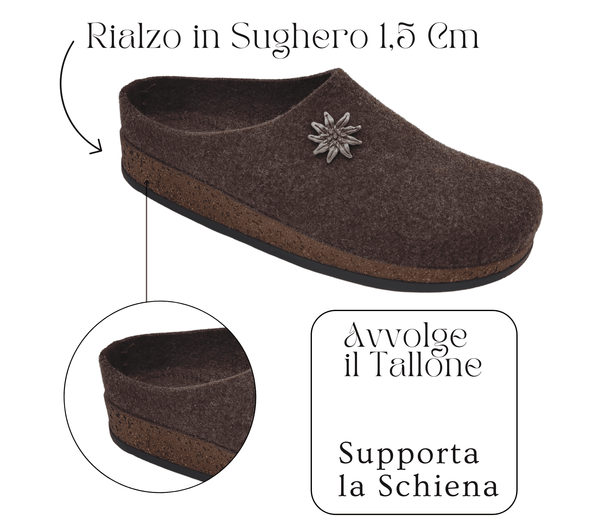 Primo Calzature Ottime Ciabatte Uomo Invernali, Pantofole Tirolesi in Lana per Casa 100% Made in Italy in Pantofole Primo Calzature - Venezia, commercioVirtuoso.it