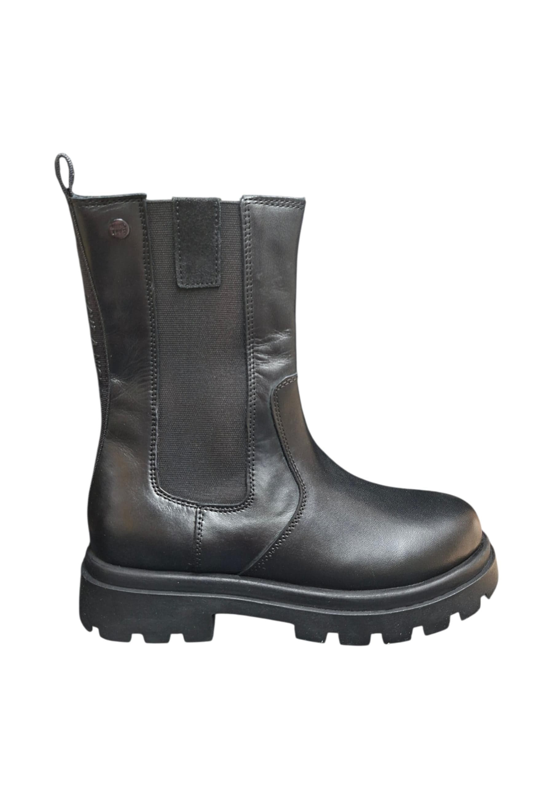 Stivaletti bambina Gioseppo Duluth nero pelle - Stile urban con zip laterale - 4