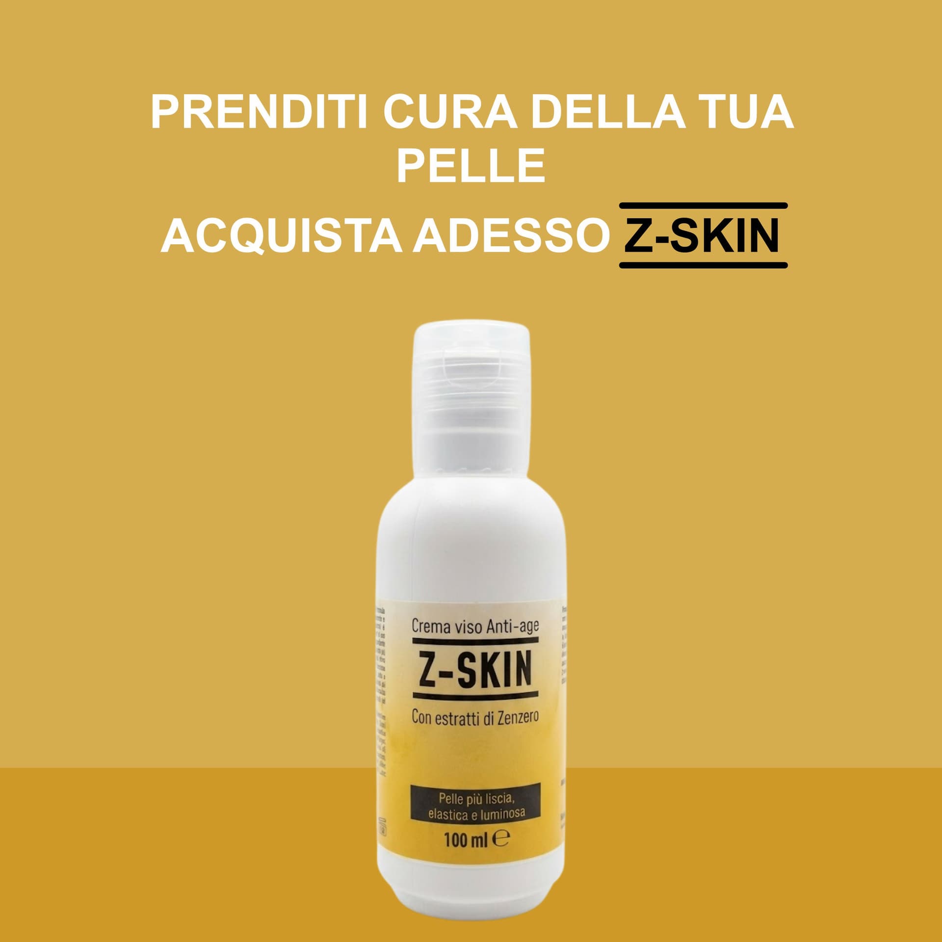 Crema Viso Antirughe con Curcuma e Vitamina E – Idratante e Rigenerante con Burro di Karité – Per Pelle Secca e Grassa – Antiage, Nutriente – 50ml – Antiage Curcuma Z-Skin in Maschere BasketGuru Italia - Palermo, commercioVirtuoso.it
