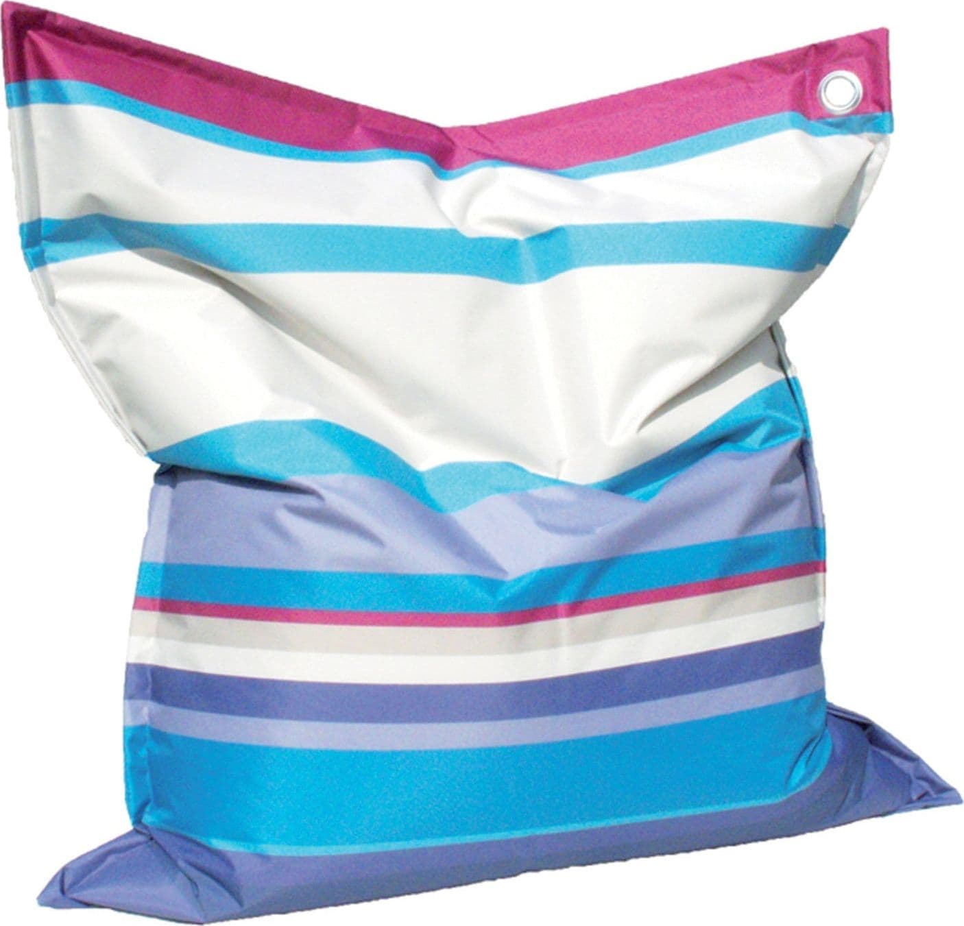 Cuscinone enorme da giardino a righe per esterno 160x135 h cm - 5
