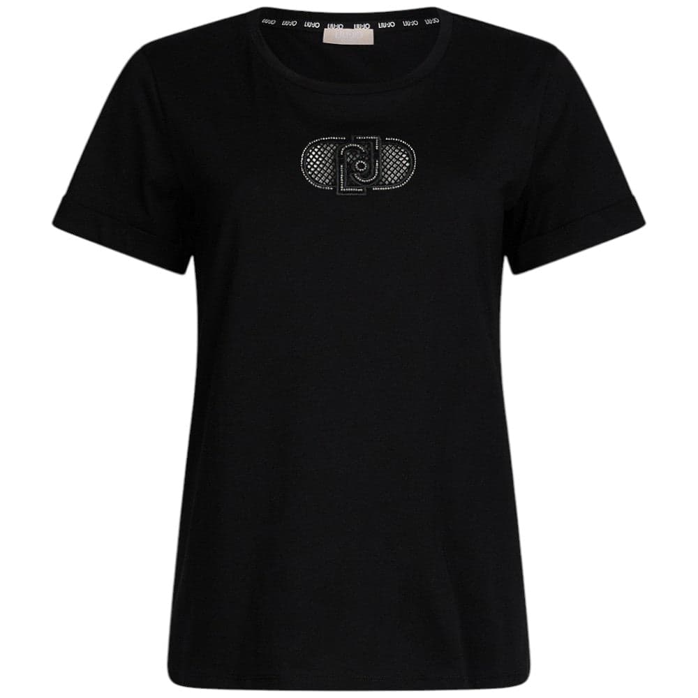 Liu Jo t-shirt nera TA5180JS923 M9308 T-shirt Liu Jo