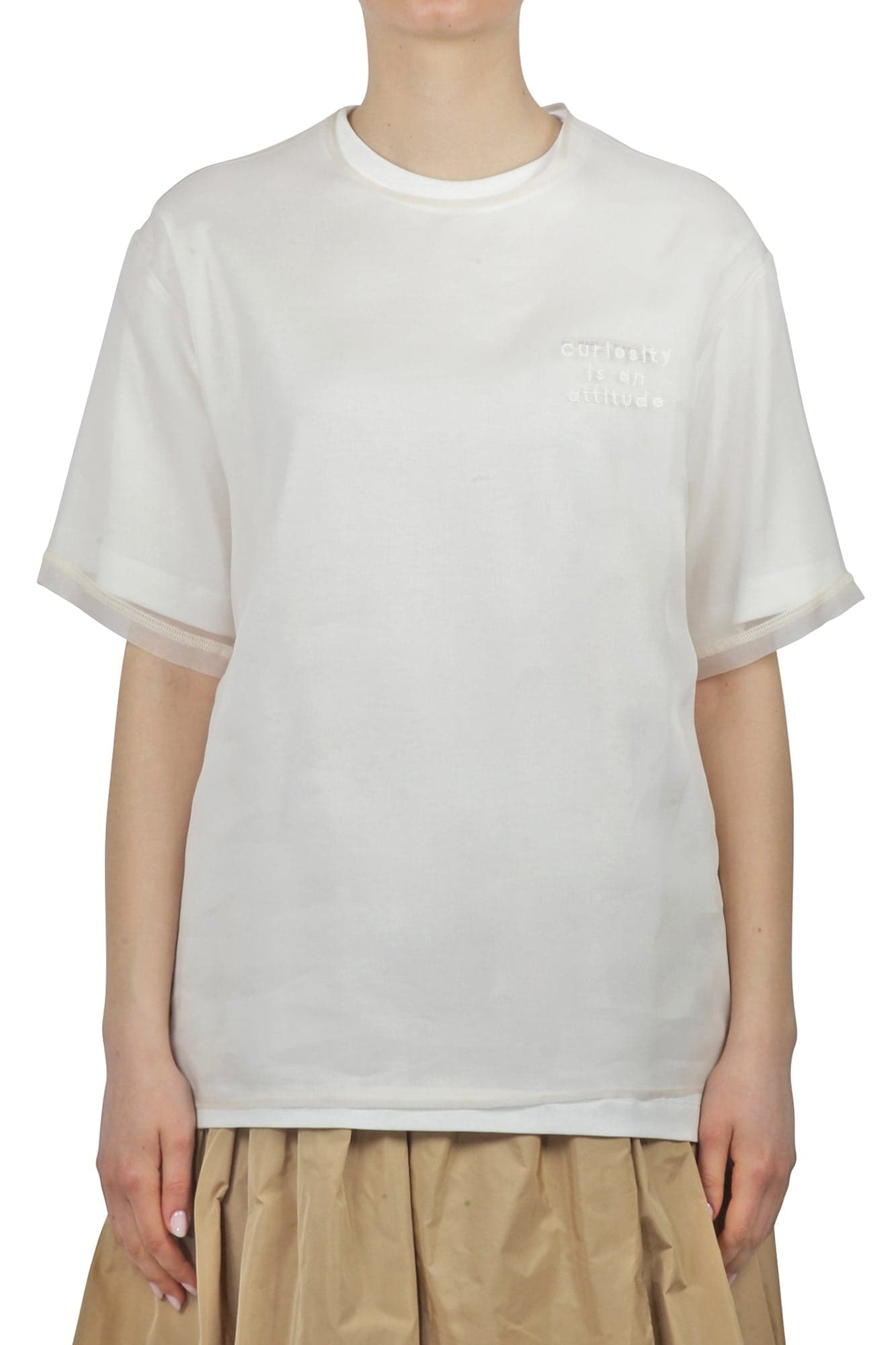 Alysi - T-shirt - 451046 - Bianco da donna in T-shirt Drestige - Casamassima, commercioVirtuoso.it