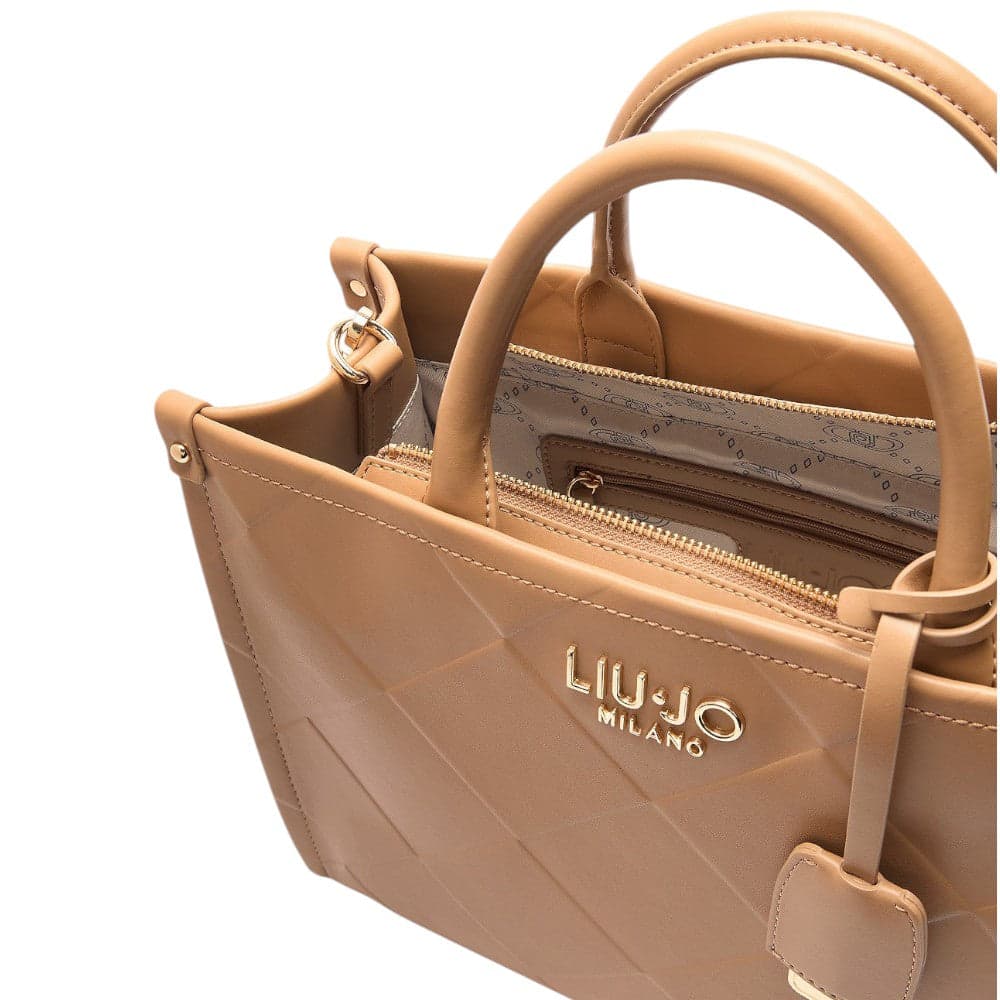 Liu Jo borsa tote media cammello Ridhi AA5206E0778 Borse Liu Jo
