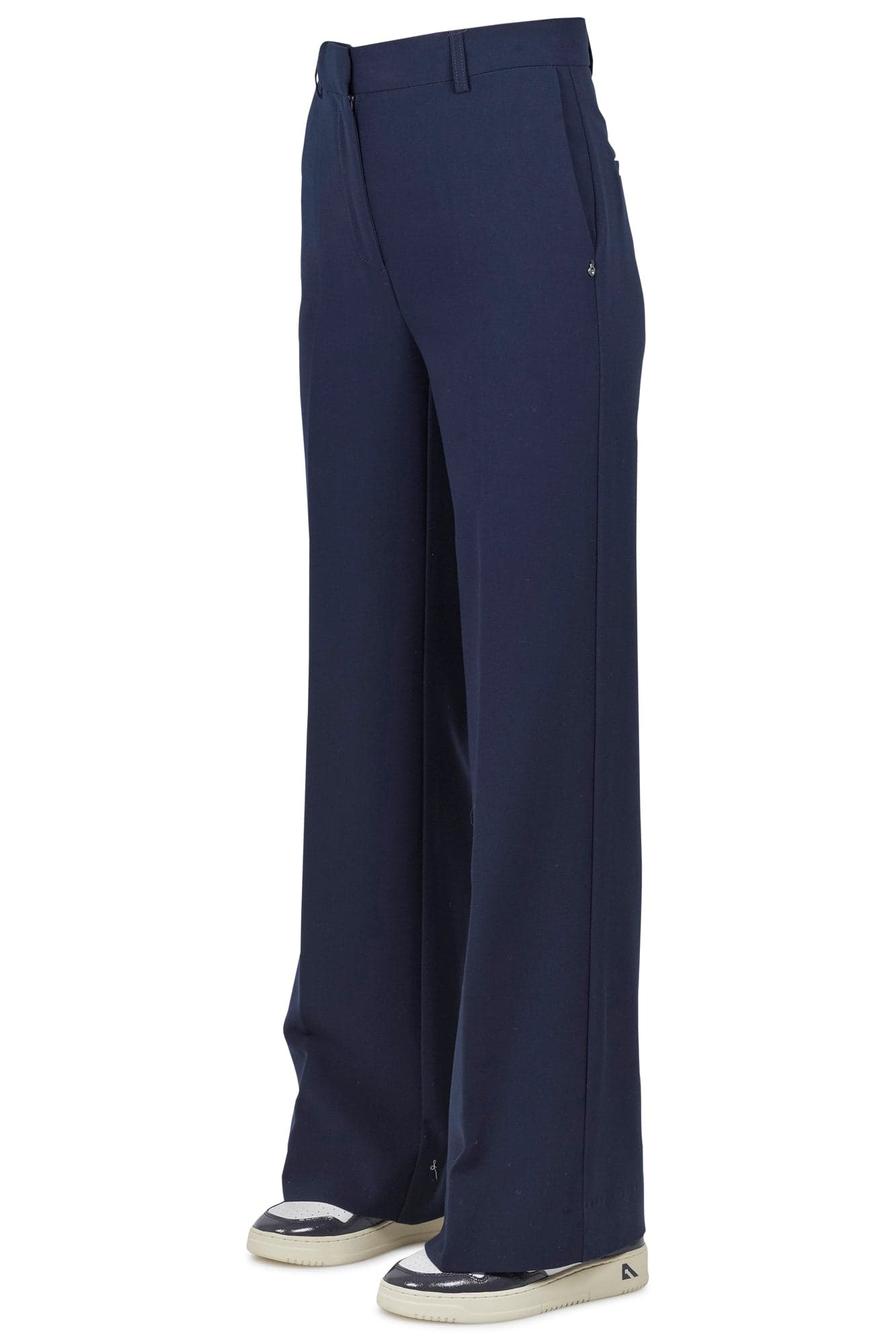 OTTOD'AME Ottod'ame - Pantalone - 461167 - Blu da donna in Pantaloni Drestige - Casamassima, commercioVirtuoso.it