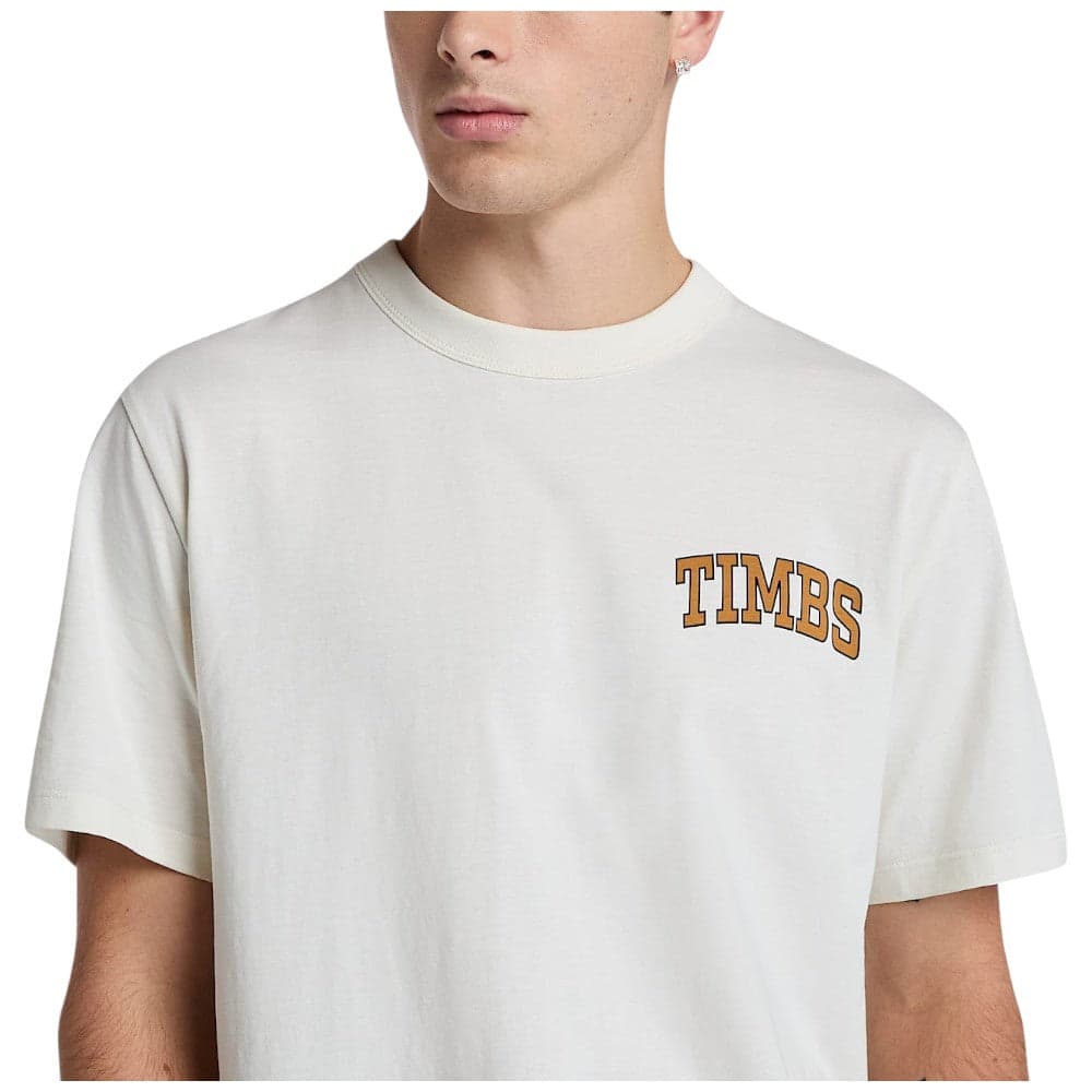 Timberland t-shirt vintage white logo grafico Timberland TB0A6GP3CM9 T-shirt Timberland