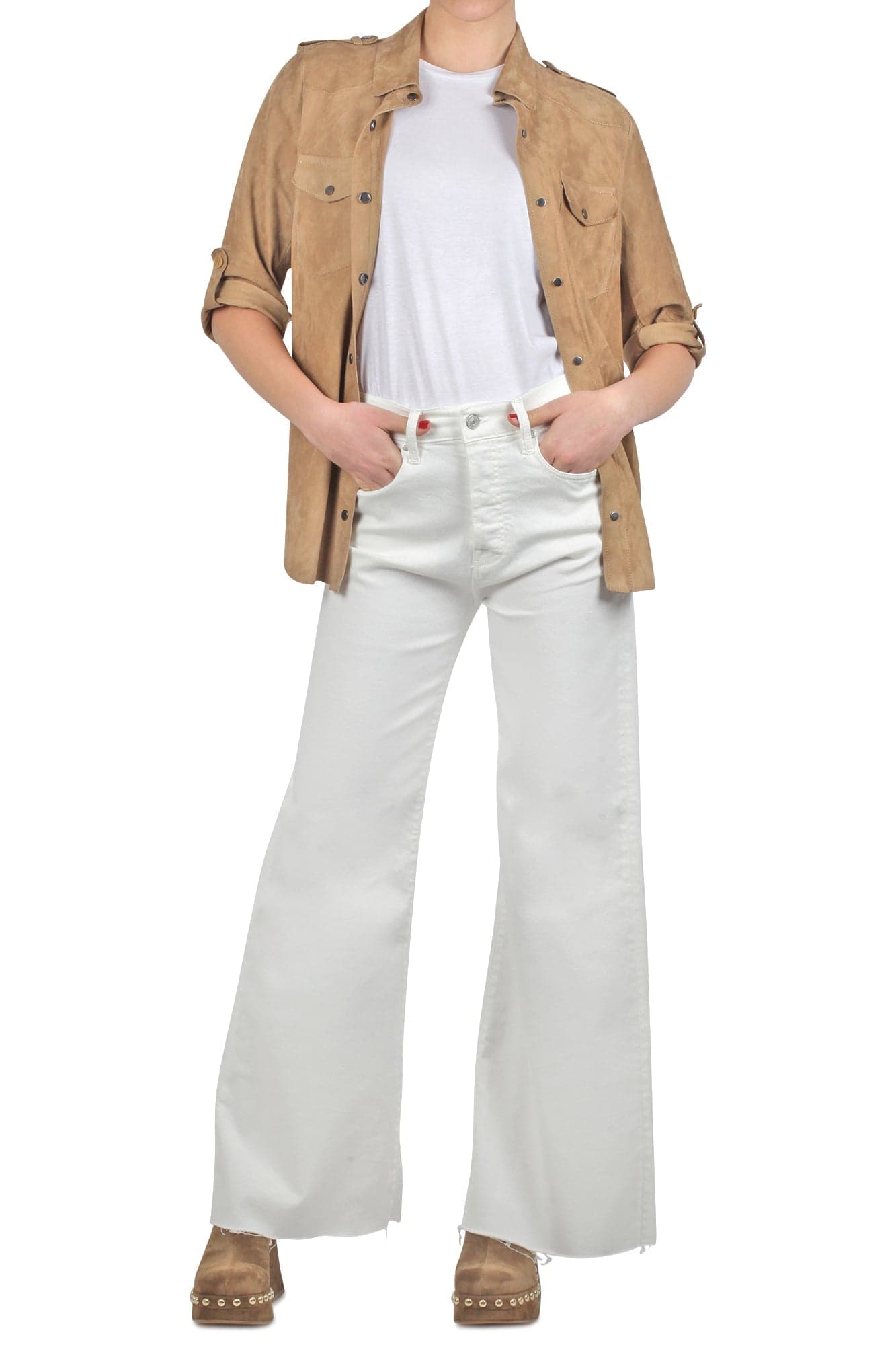 SALVATORE SANTORO Salvatore Santoro - Giubbotto di pelle - 430403 - Beige da donna in Giacche Drestige - Casamassima, commercioVirtuoso.it