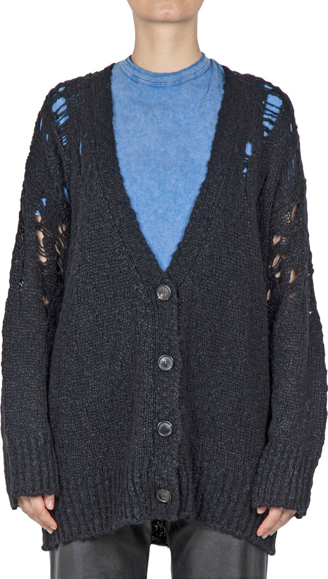 SUOLI Suoli - Cardigan - 442009 - Nero da donna in Cardigan Drestige - Casamassima, commercioVirtuoso.it