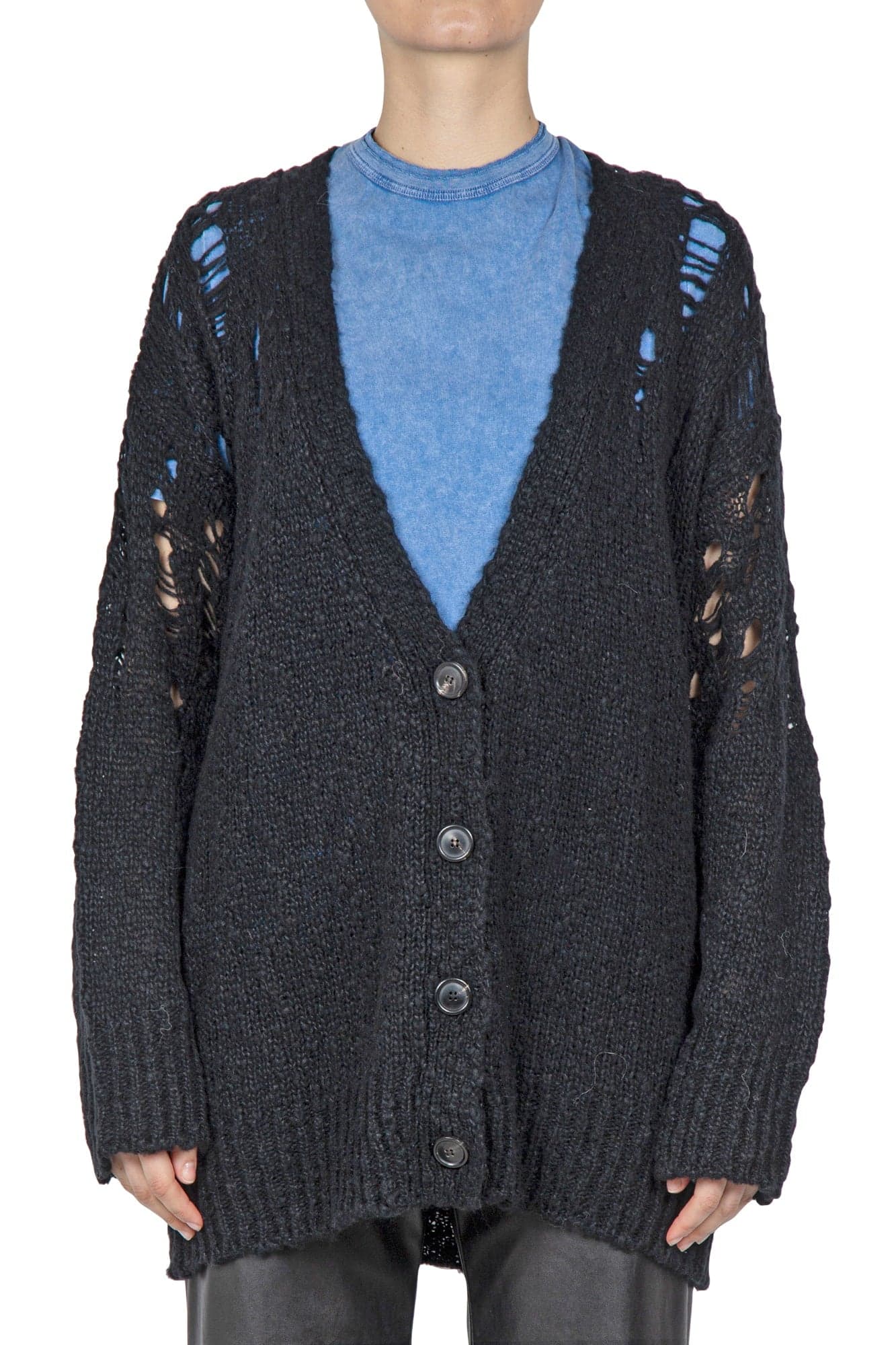 SUOLI Suoli - Cardigan - 442009 - Nero da donna in Cardigan Drestige - Casamassima, commercioVirtuoso.it