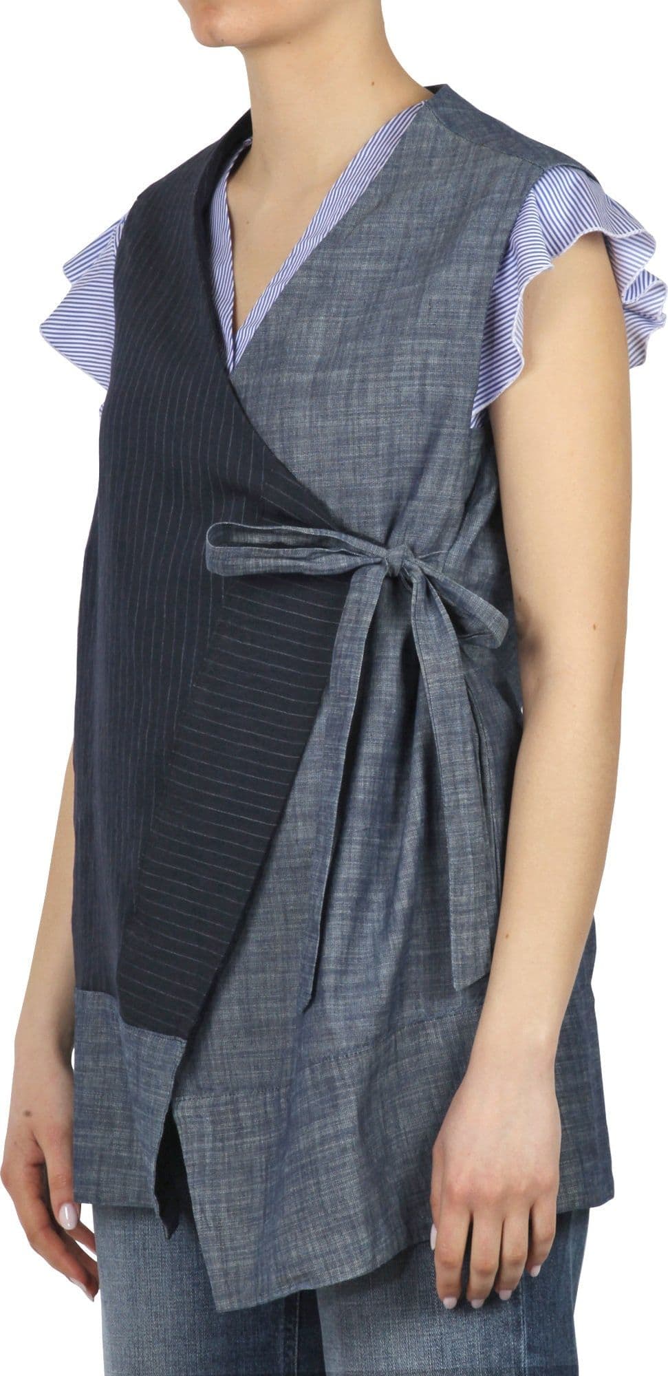 ALESSIA SANTI Alessia Santi - Gilet - 450154 - Denim da donna in Gilet Drestige - Casamassima, commercioVirtuoso.it