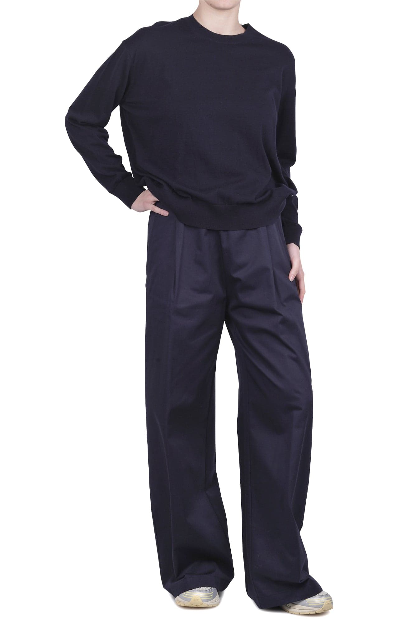 Semi-Couture Semi Couture - Pantalone - 470956 - Blu da donna in Pantaloni Drestige - Casamassima, commercioVirtuoso.it