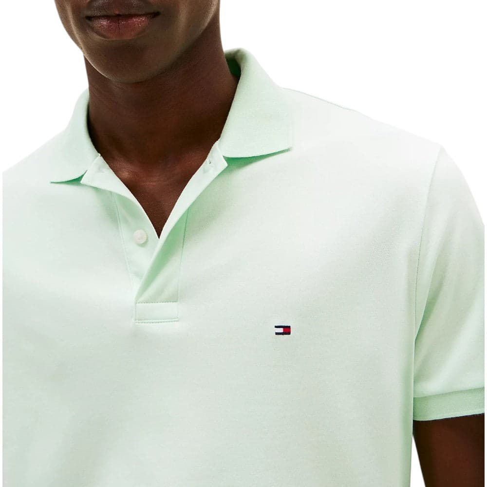 Tommy Hilfiger polo verde chiaro liquid cotton MW0MW39994LXY Polo Tommy Hilfiger