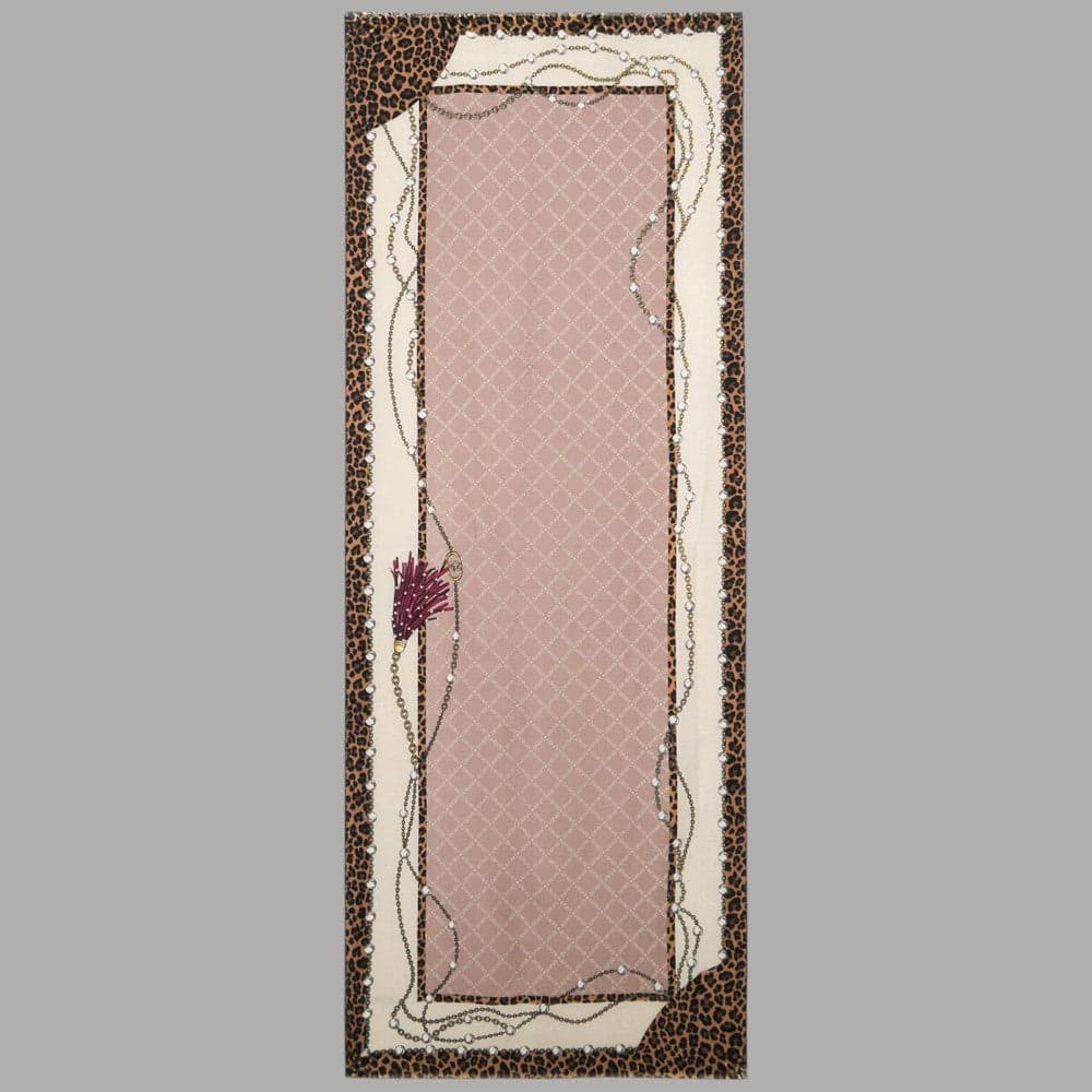 Liu Jo sciarpa beige animalier 70X180 2F5081T0300 in Sciarpe Prodotti di Classe - Nocera Superiore, commercioVirtuoso.it