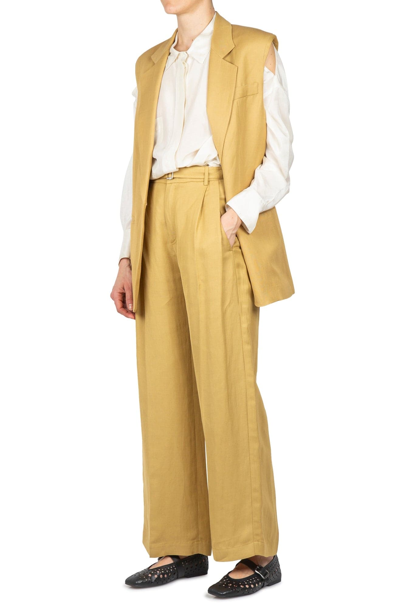 TELA Tela - Pantalone - 450496 - Senape da donna in Pantaloni sportivi Drestige - Casamassima, commercioVirtuoso.it