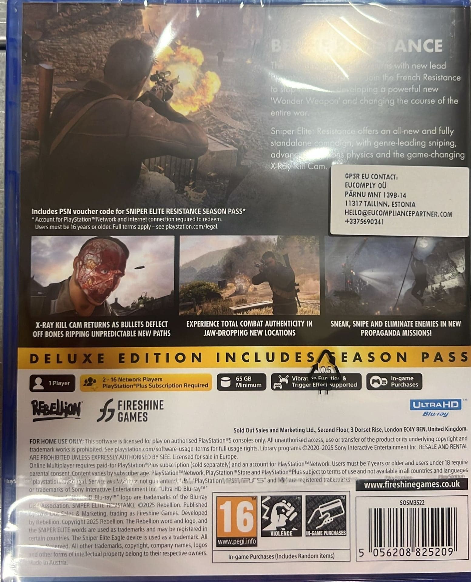 Sniper Elite Resistance Deluxe Edition Ps5 UK in Giochi Prezzo Bomba Store - Casalnuovo di Napoli, commercioVirtuoso.it